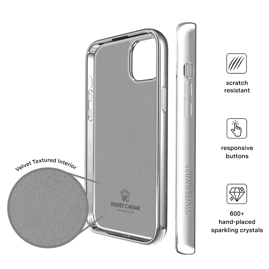 Chrome Caviar Crystals iPhone Case - Image 40
