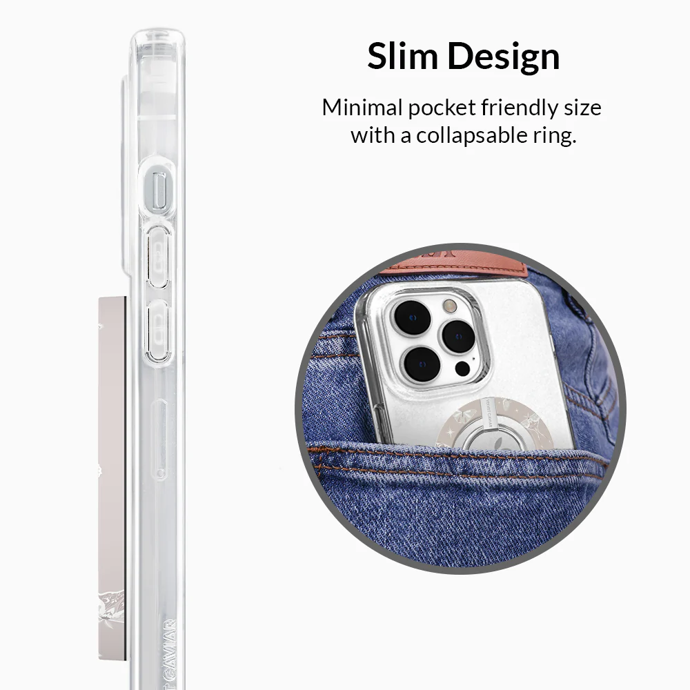 Moonlight Moths MagSafe Grip Ring - Image 5