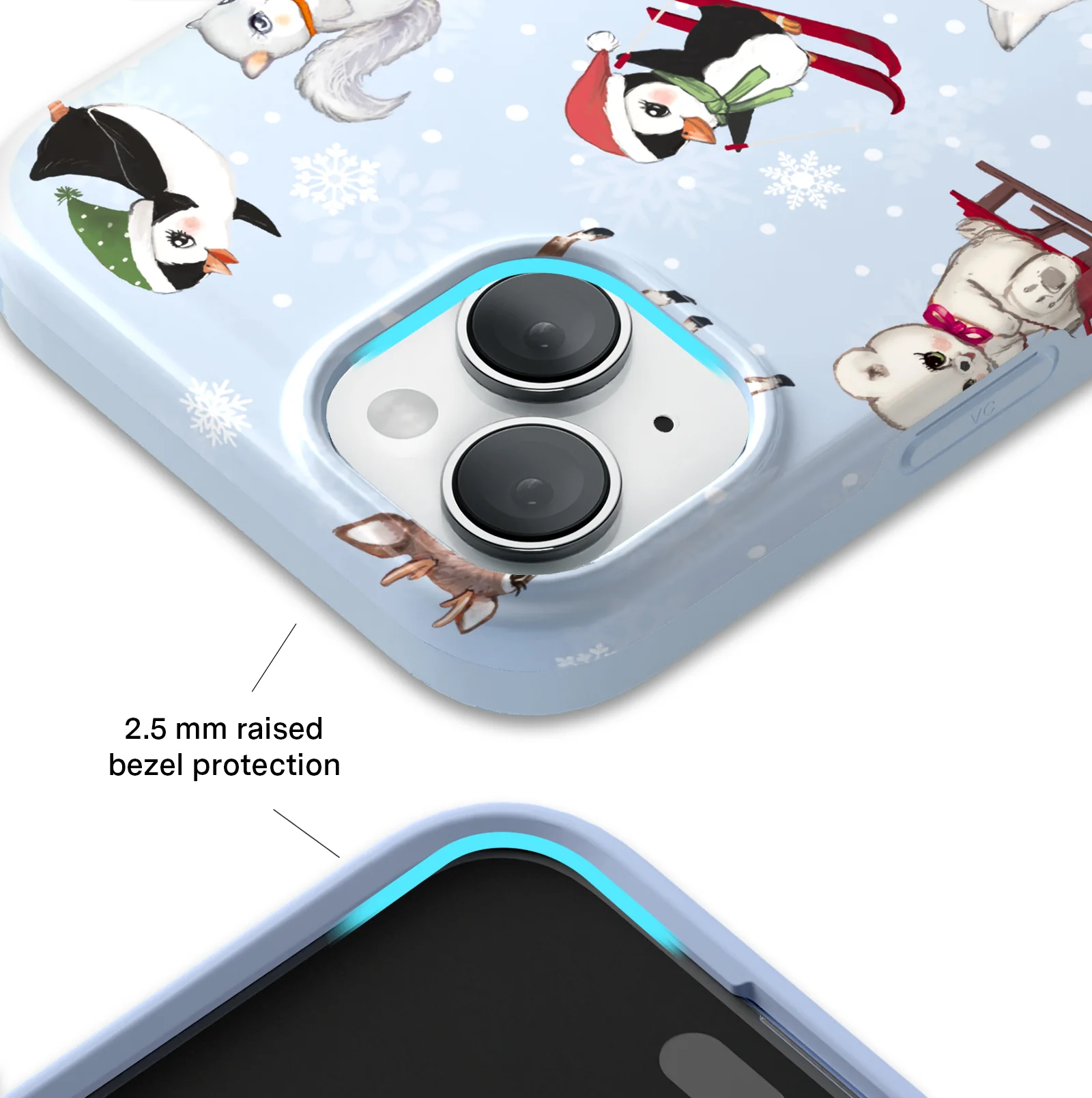 Winter Wonderland Baby Animals iPhone Case - Image 26