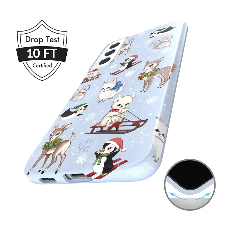 Winter Wonderland Baby Animals Samsung Case - Image 36