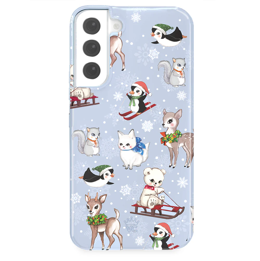 Winter Wonderland Baby Animals Samsung Case - Image 38