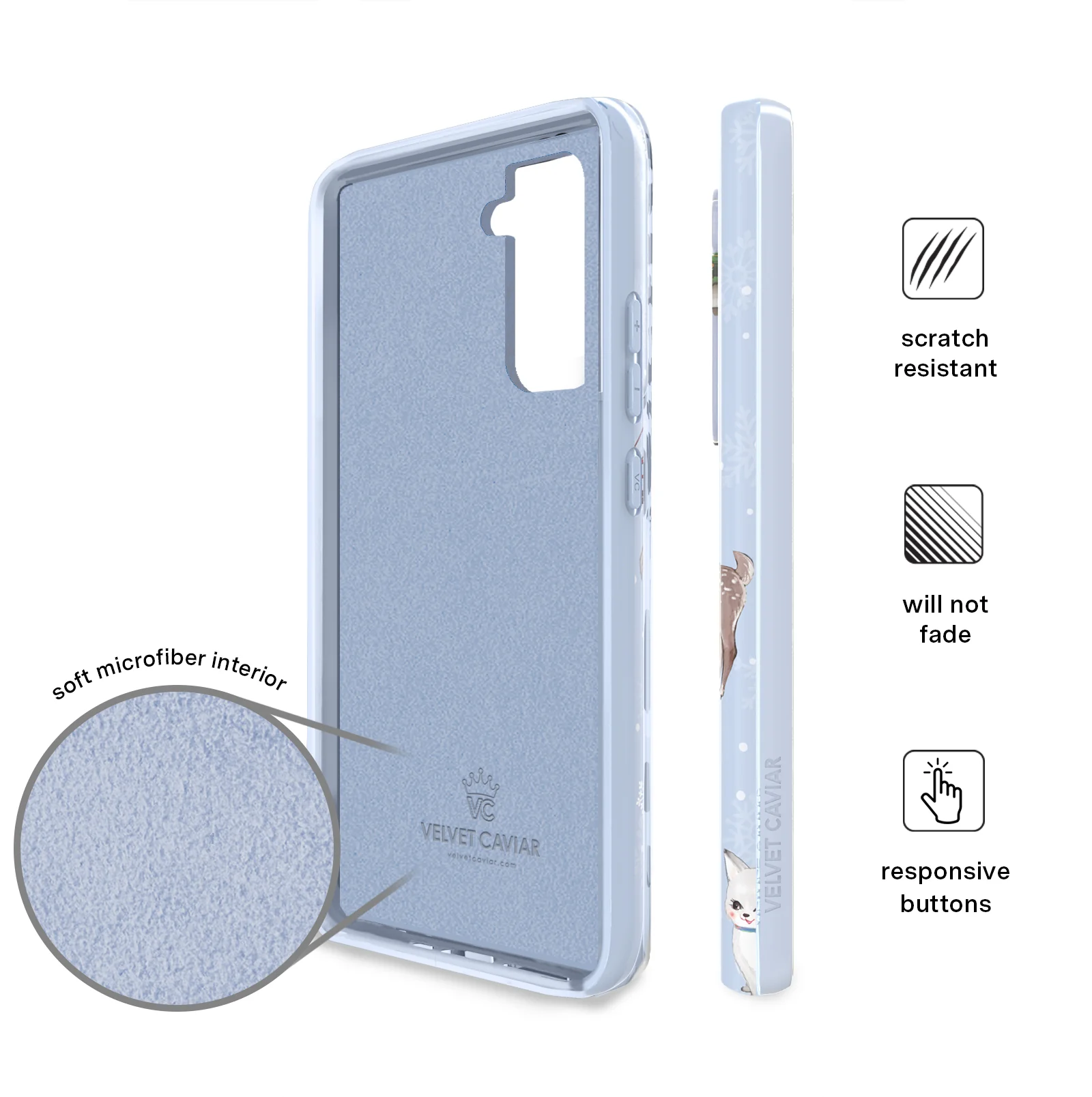 Winter Wonderland Baby Animals Samsung Case - Image 43