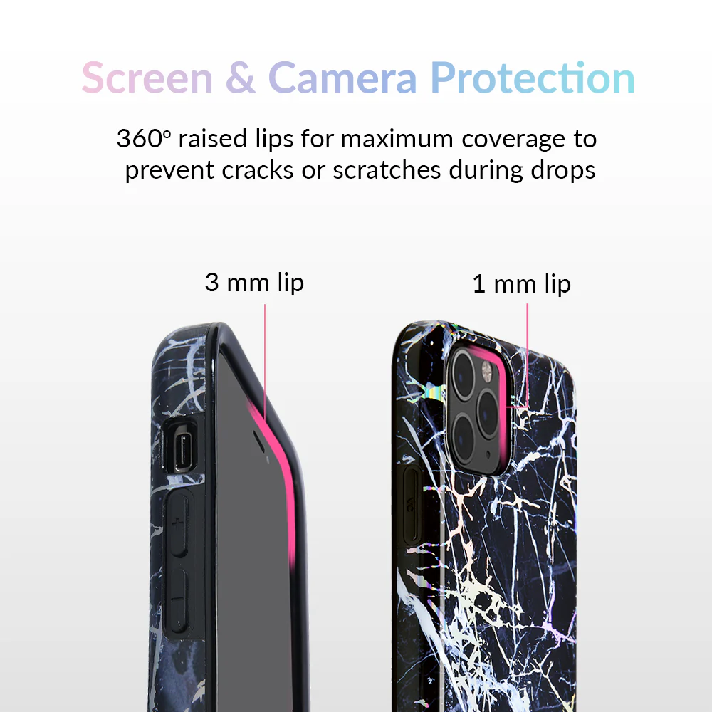 Holo Black Marble iPhone Case - Image 72