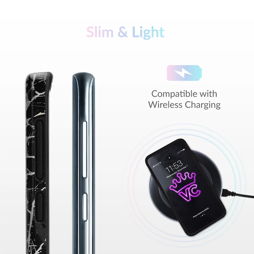 Holo Black Marble Samsung Galaxy Case - Image 24