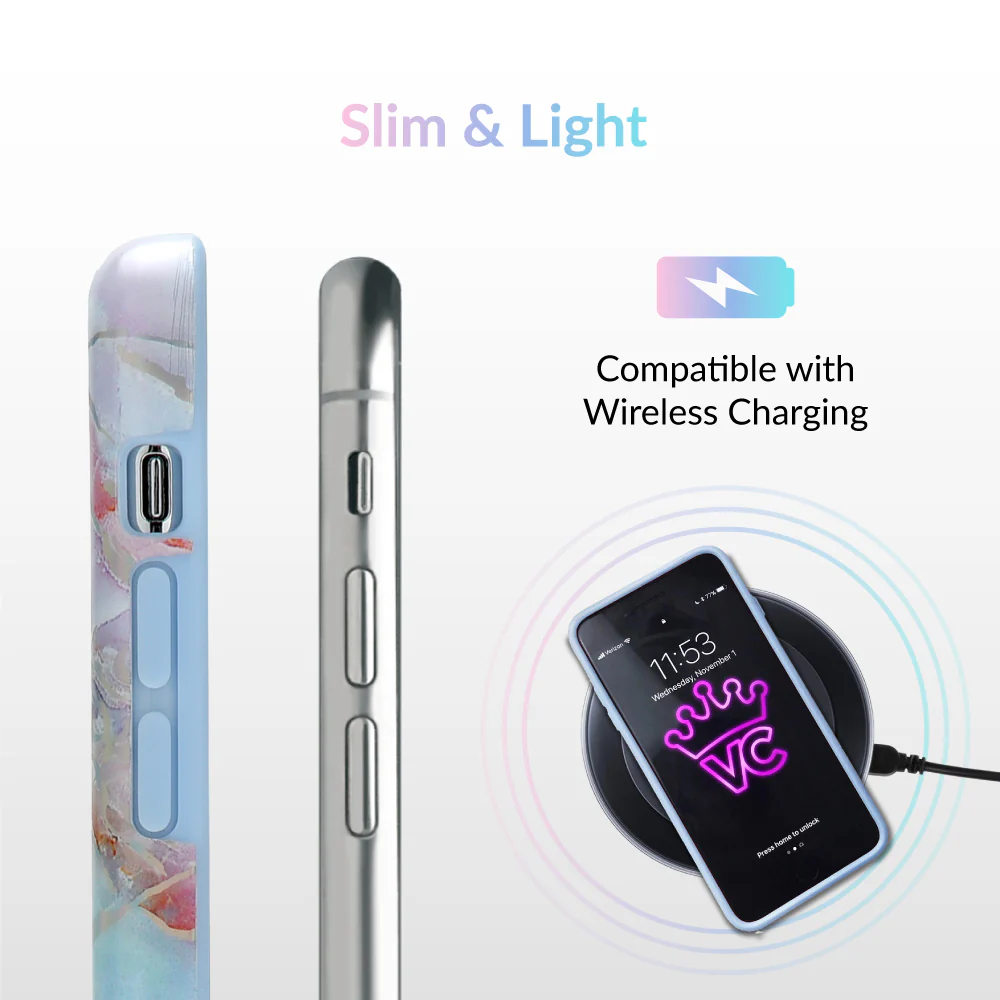 Holo Moonstone Marble iPhone Case - Image 11