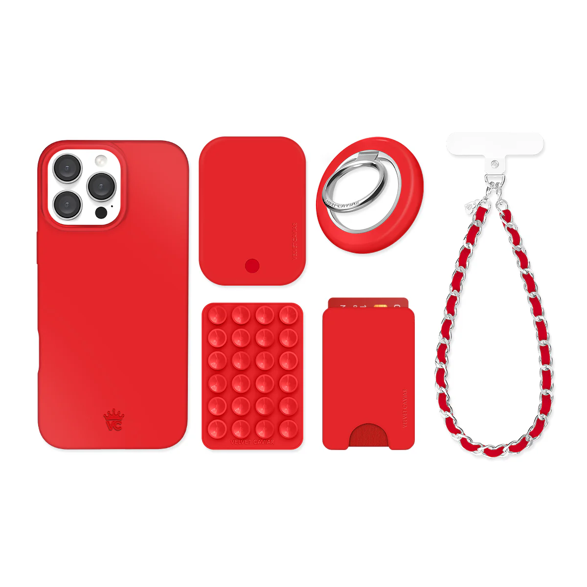 Hot Girl Red iPhone Bundle Set - Image 10