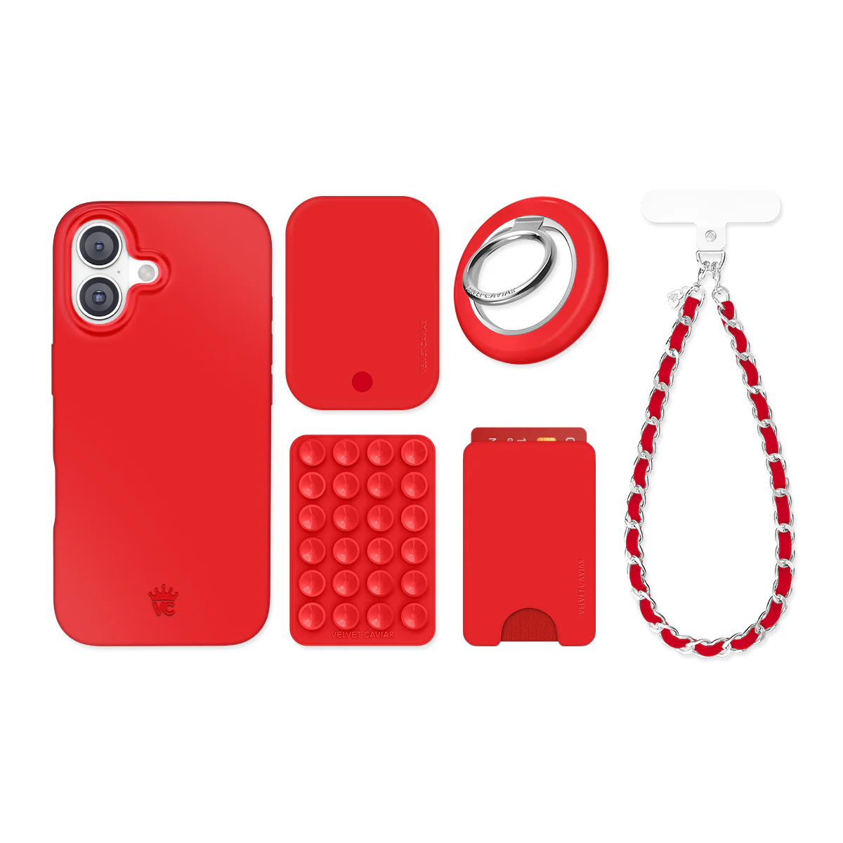 Hot Girl Red iPhone Bundle Set - Image 14