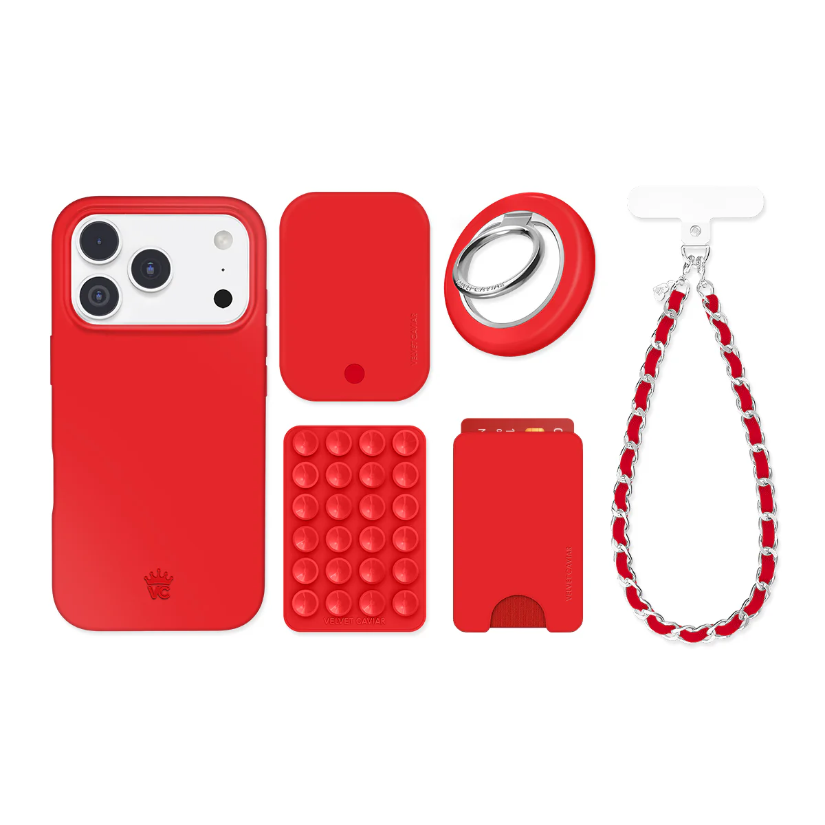 Hot Girl Red iPhone Bundle Set - Image 15