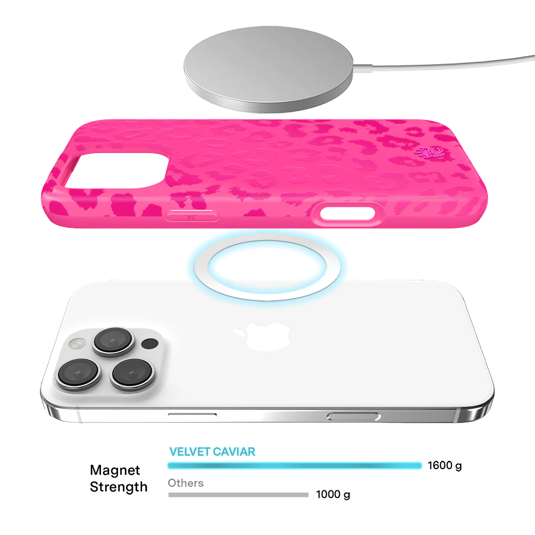 Even Hotter Pink Leopard iPhone Case - Image 3