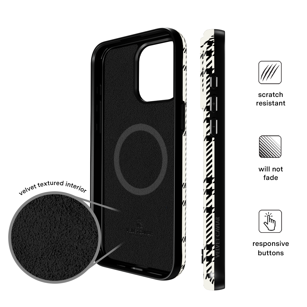 Houndstooth Sweater iPhone Case - Image 30