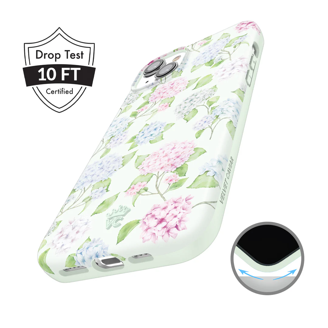 Hydrangea Floral iPhone Case - Image 24