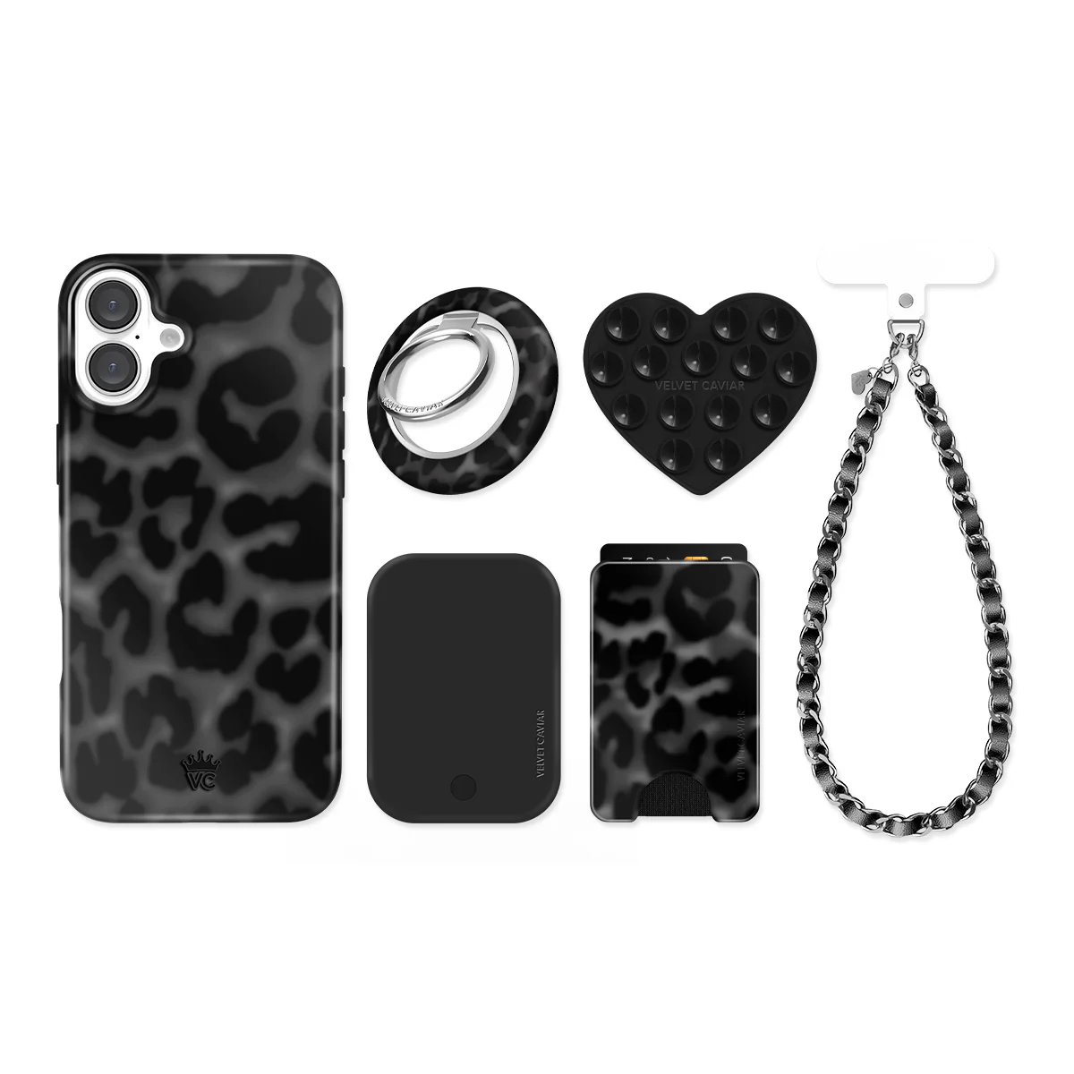 It Girl Black Leopard iPhone Bundle Set - Image 9