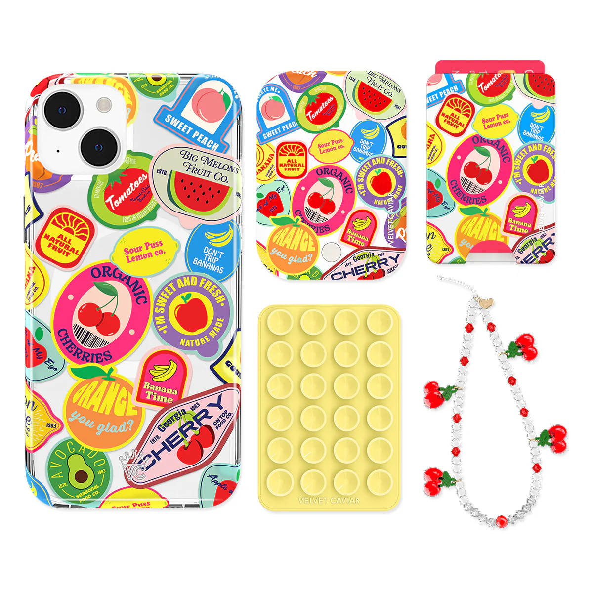 Juicy Fruits iPhone Bundle Set - Wallet - Image 5