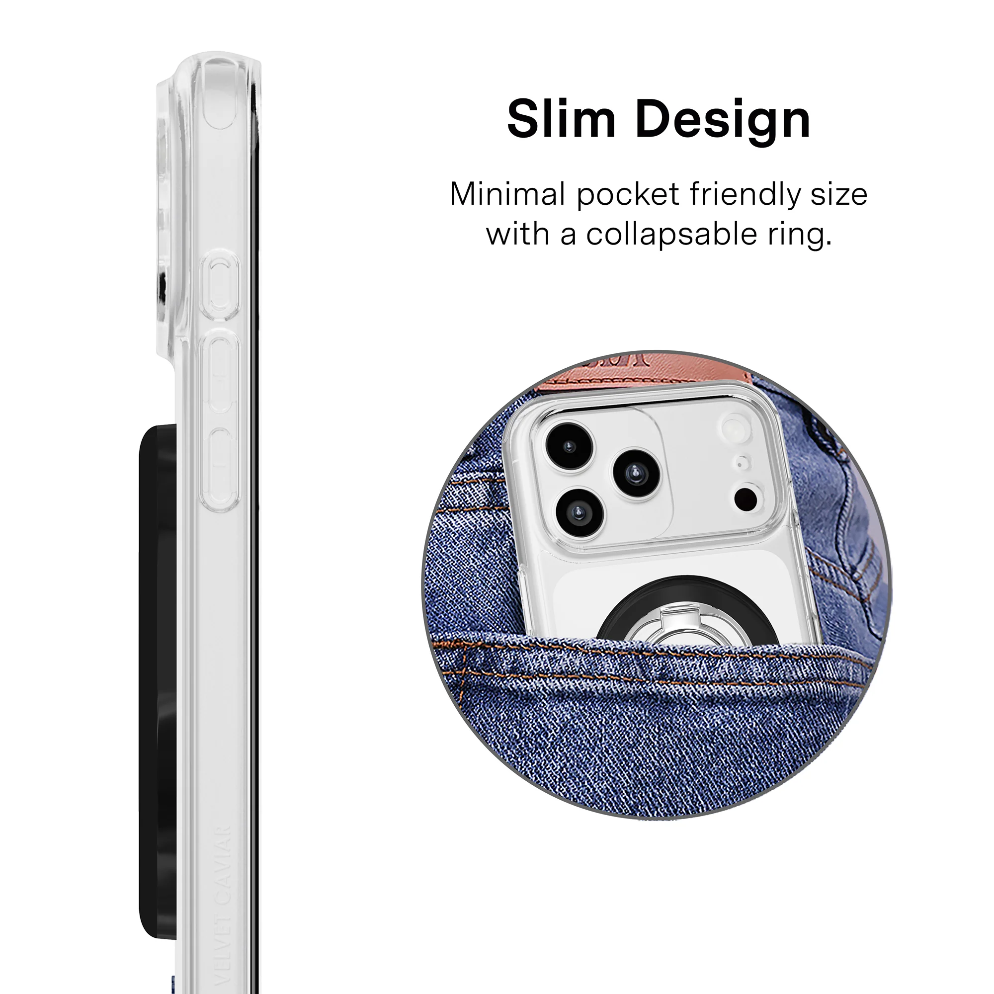 Just Black MagSafe Grip Ring - Image 3