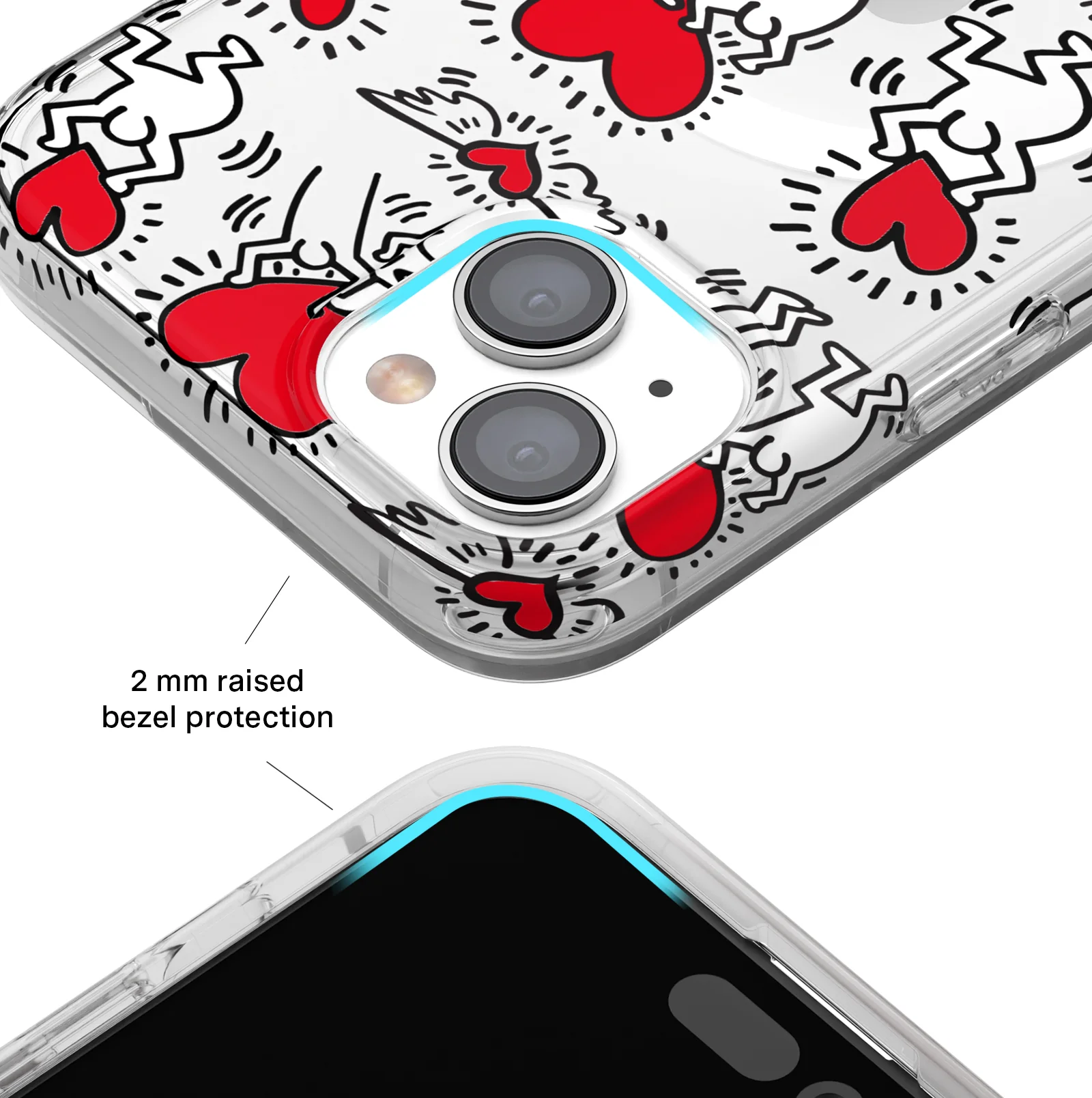 Keith Haring Heart-ist iPhone Case - Image 21