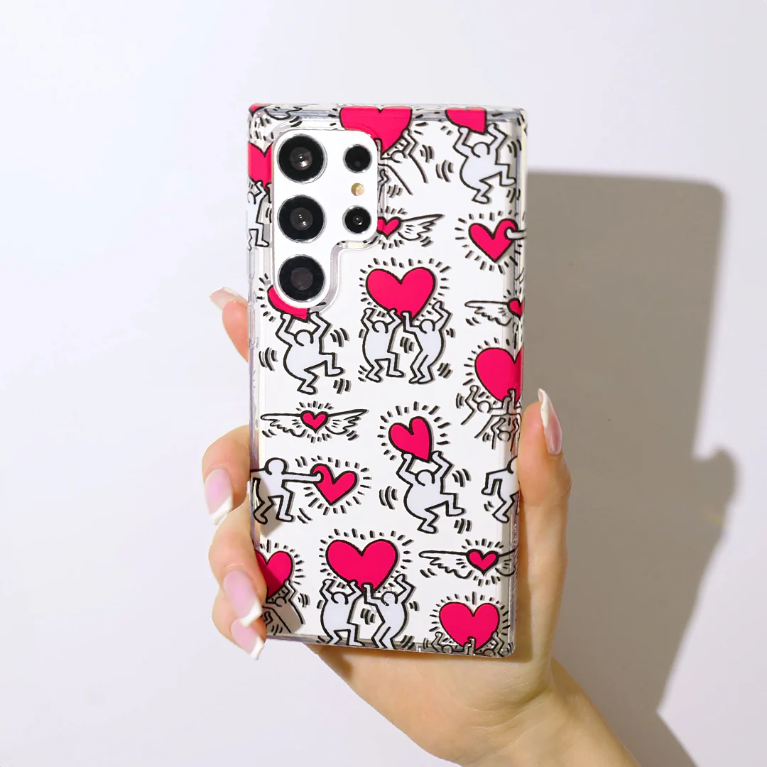 Keith Haring Heart-ist Samsung Case - Image 32