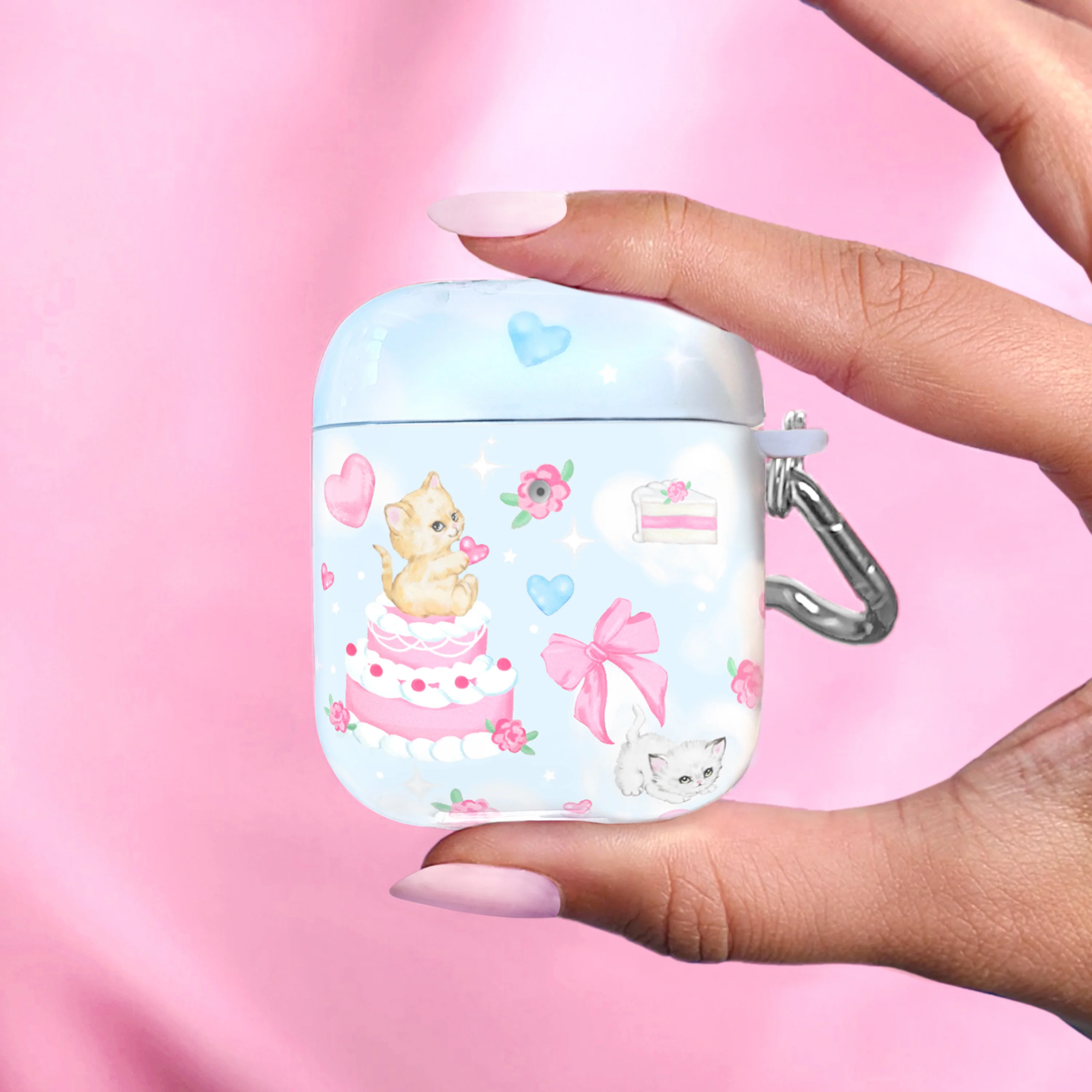 Kitten Kisses AirPod Case - Image 12