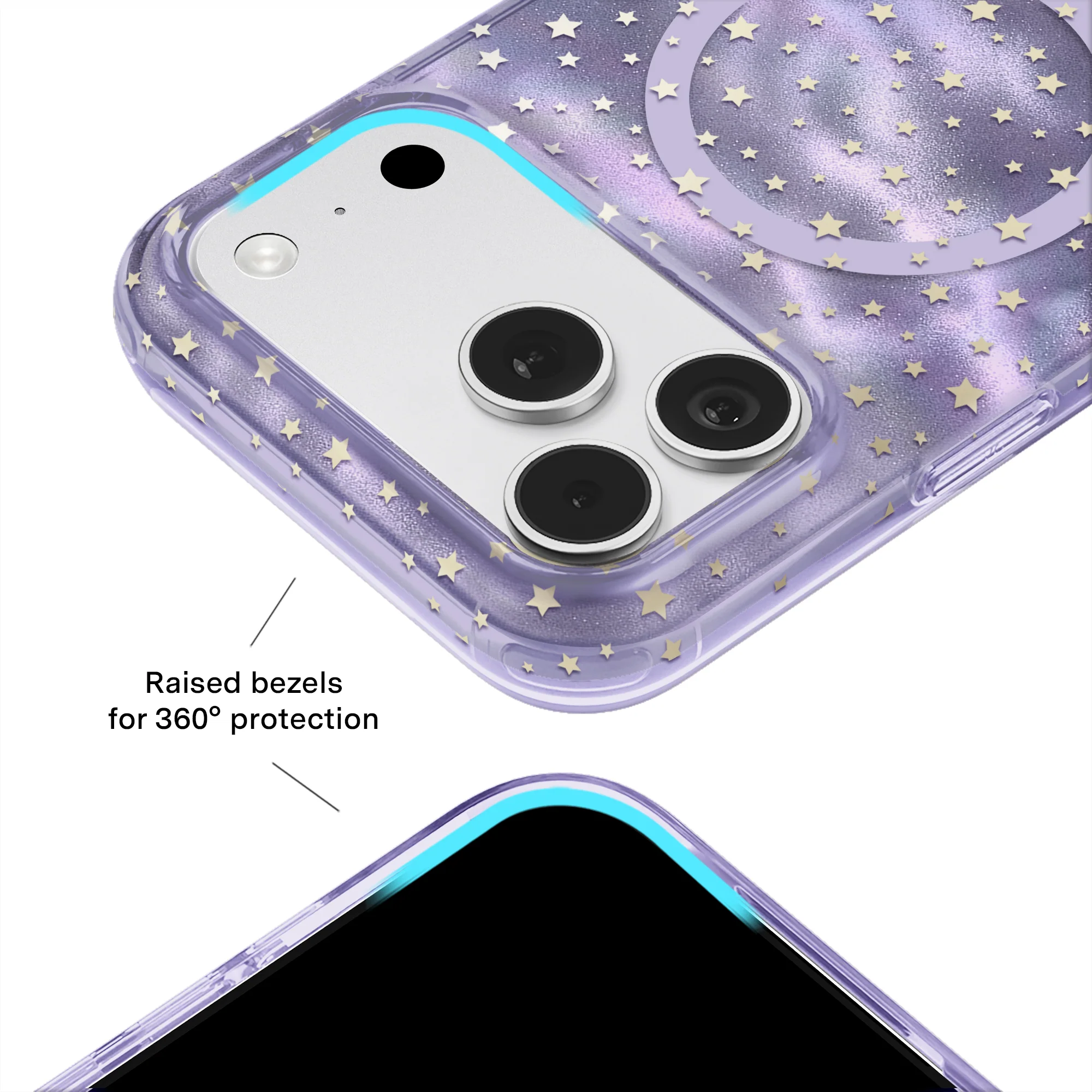 Lilac Celestial Stars iPhone Case - Image 68