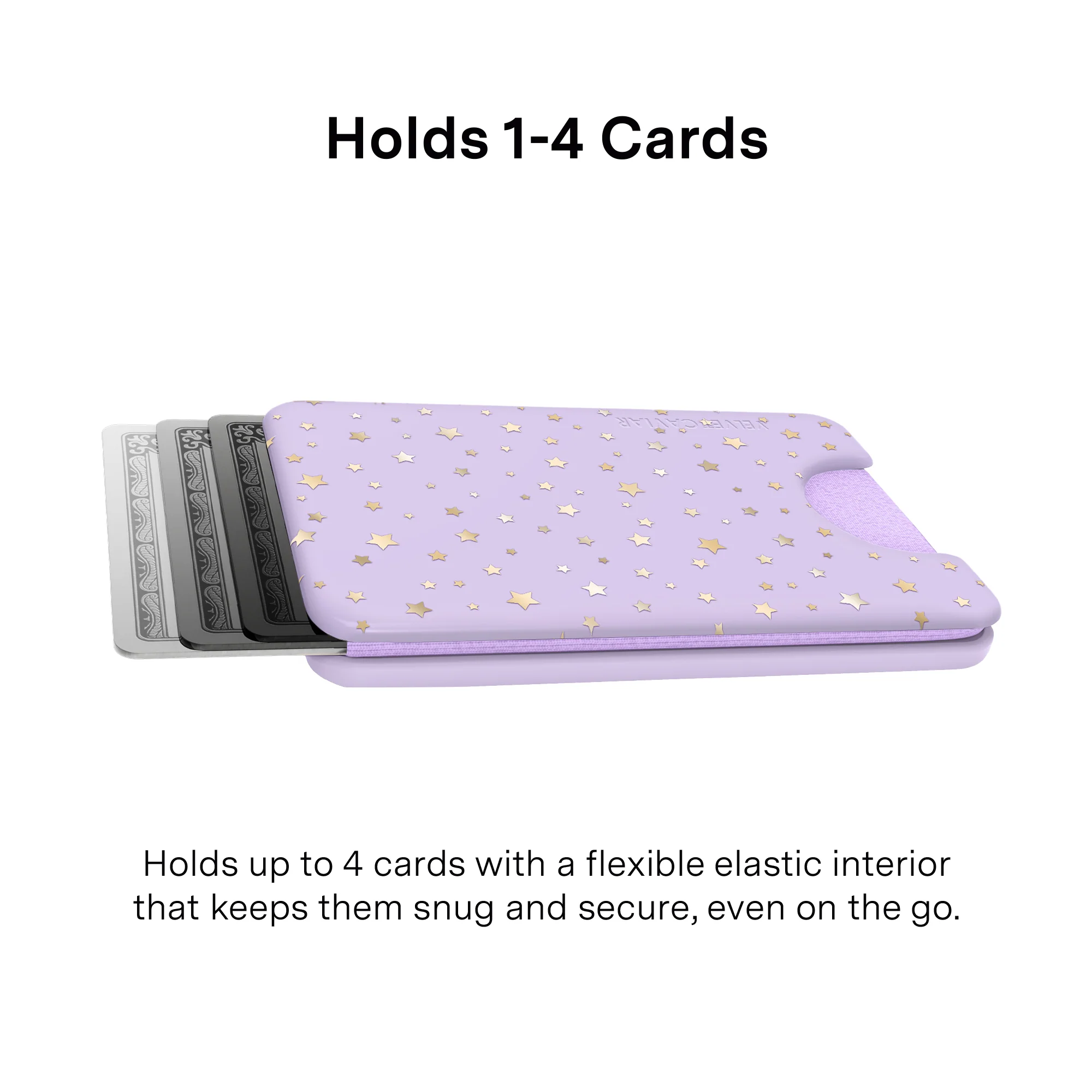 Lilac Celestial Stars MagSafe Wallet - Image 4
