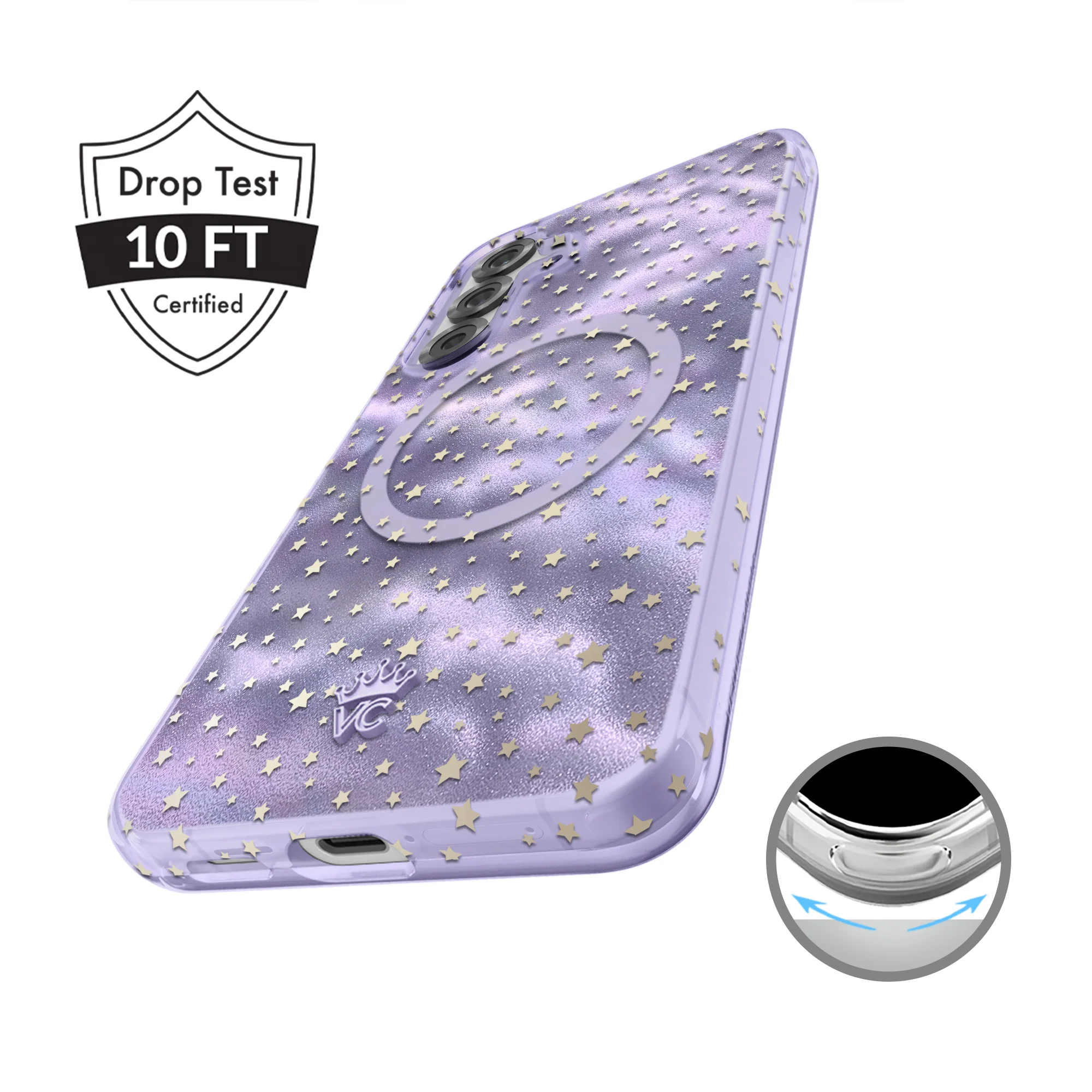Lilac Celestial Stars Samsung Case - Image 22