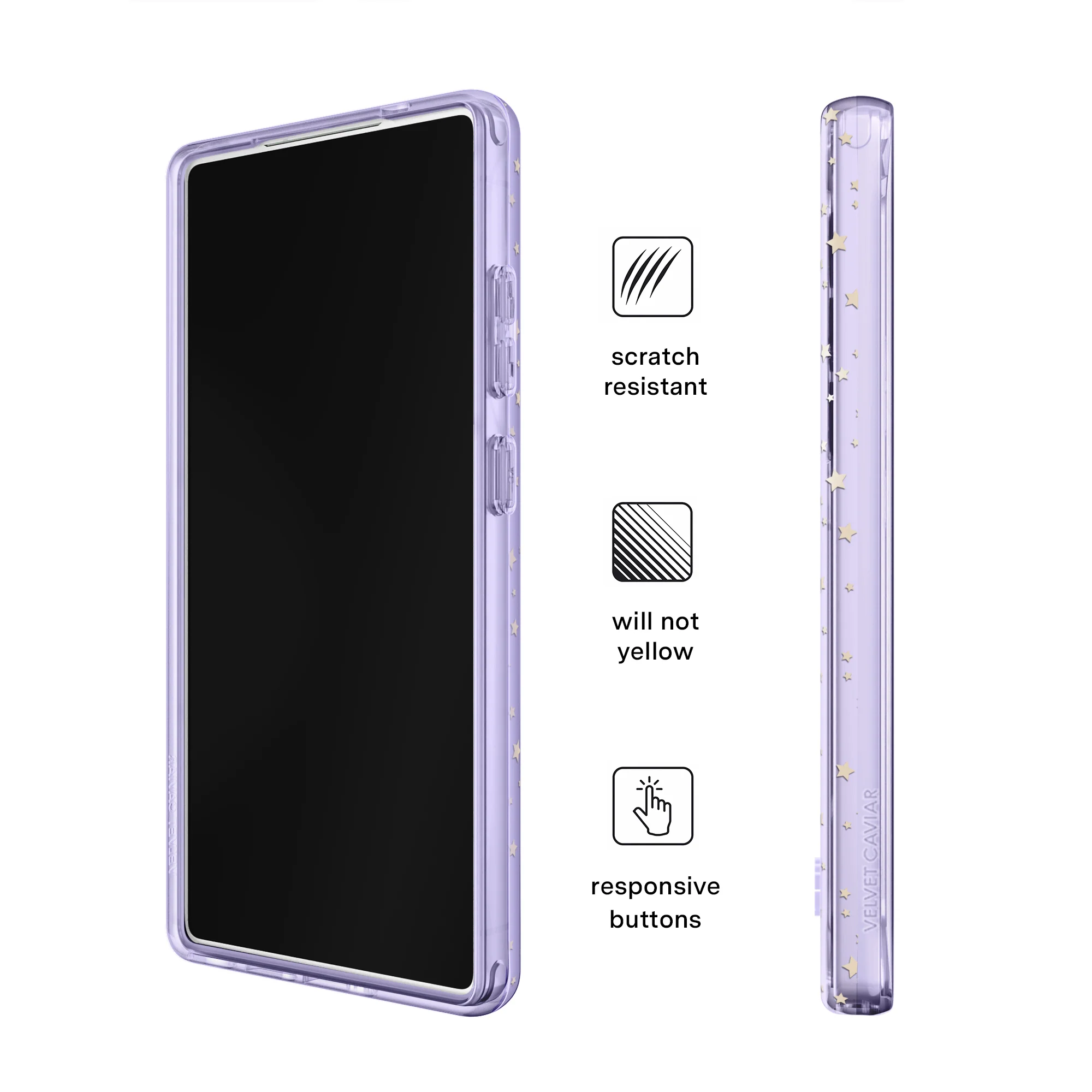 Lilac Celestial Stars Samsung Case - Image 30