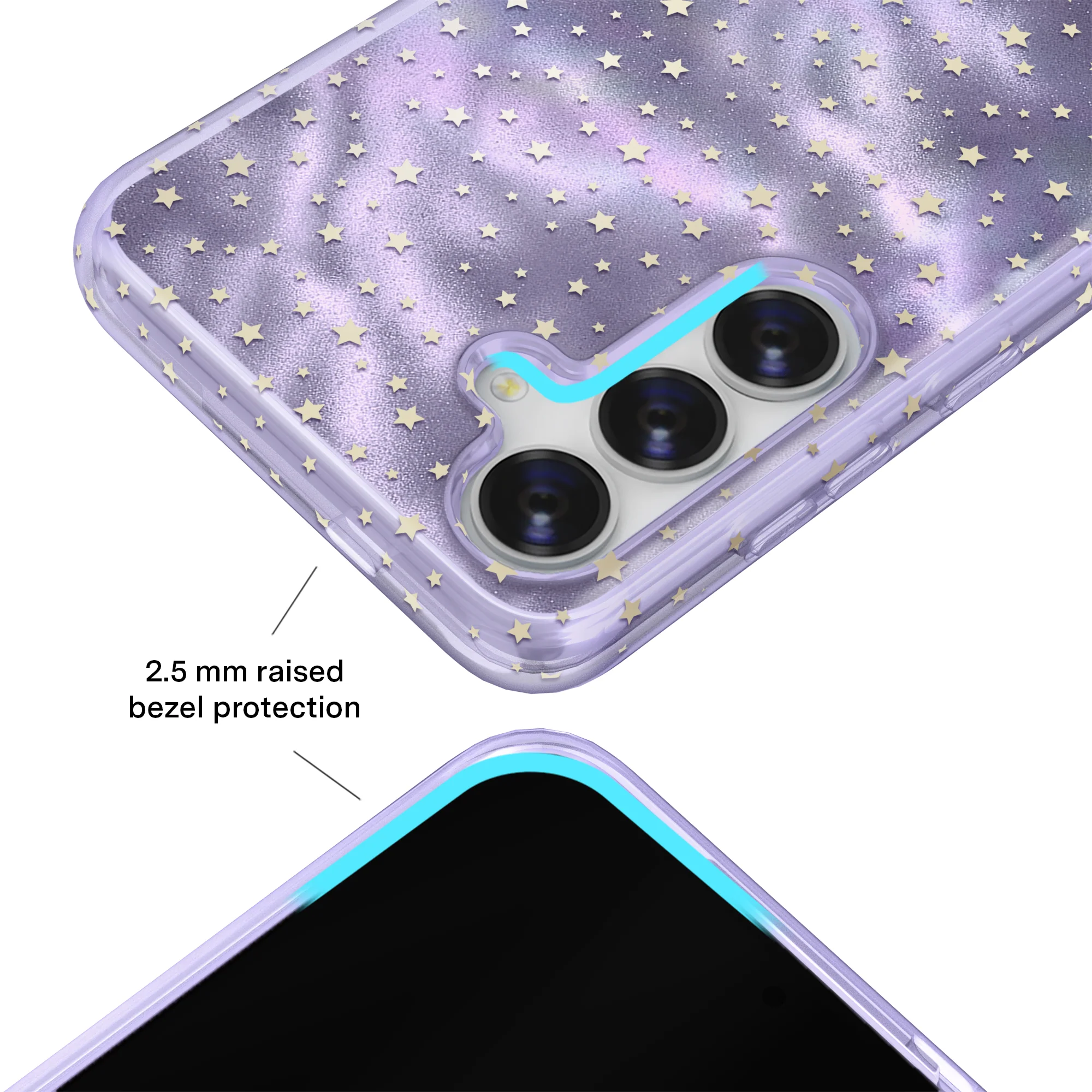 Lilac Celestial Stars Samsung Case - Image 38