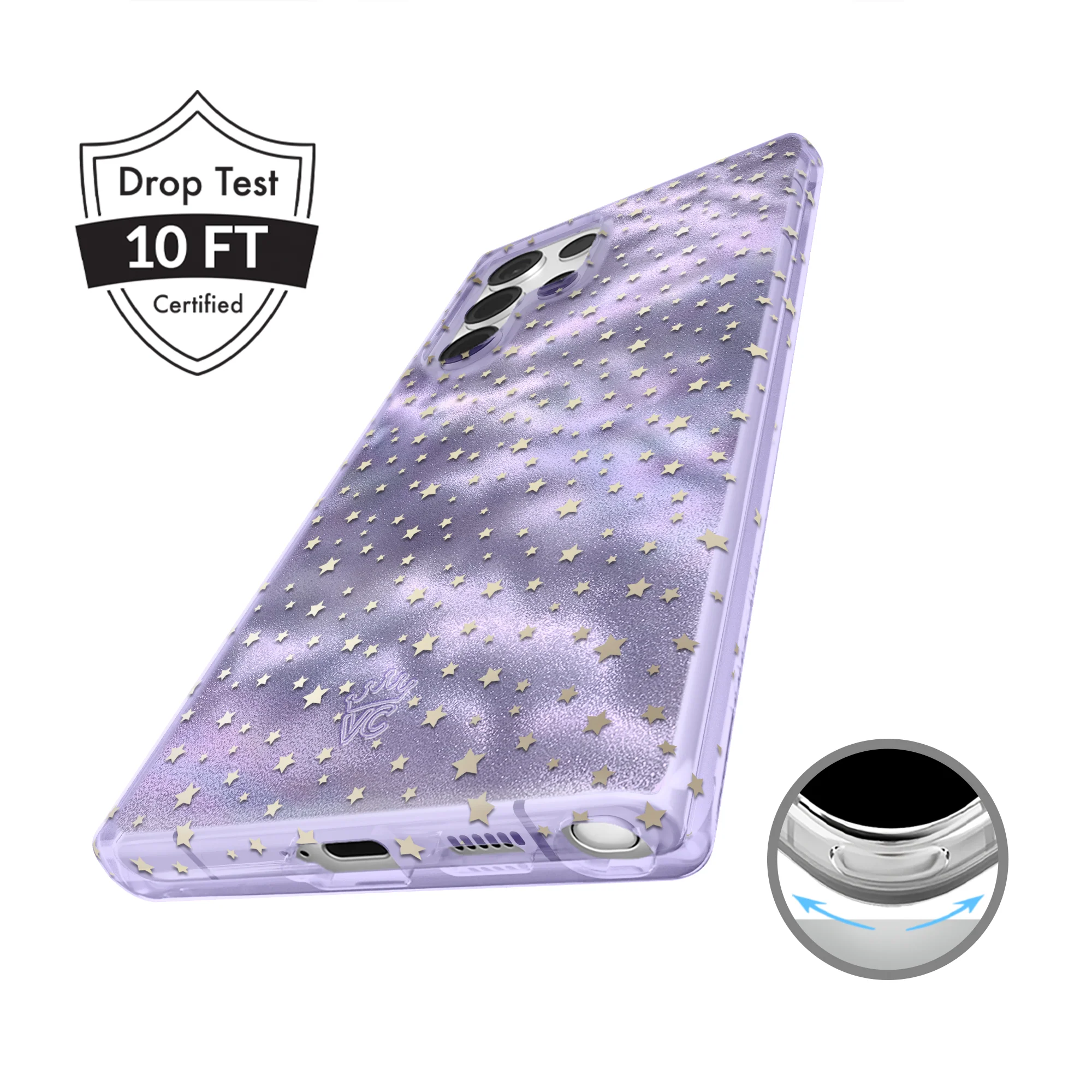 Lilac Celestial Stars Samsung Case - Image 57
