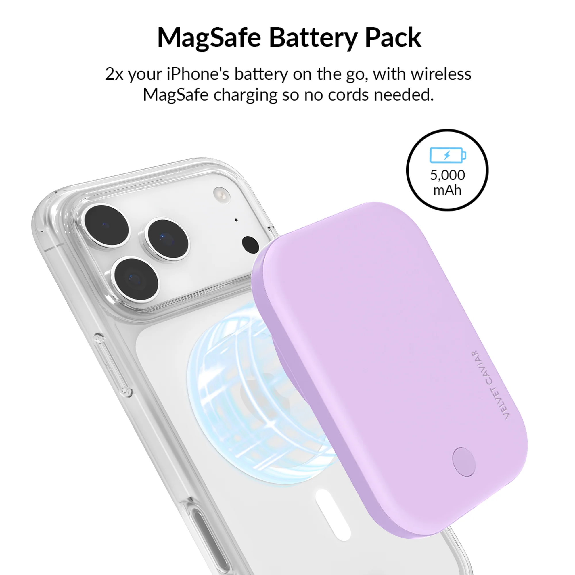 Lavender Cherry Blossom Glitter iPhone Bundle Set - Image 53