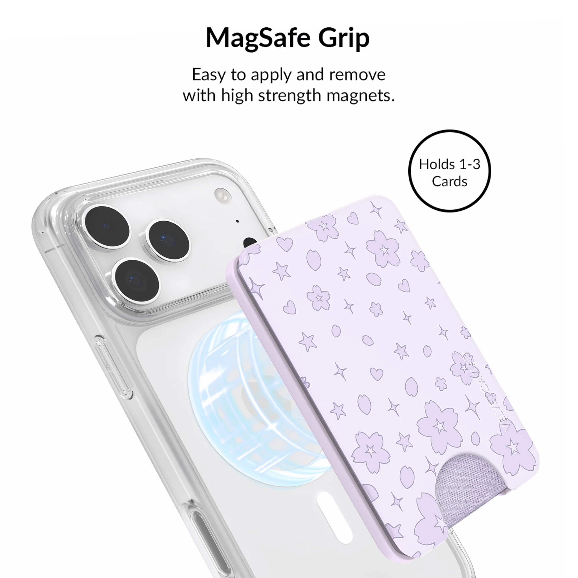 Lavender Cherry Blossom Glitter iPhone Bundle Set - Image 89