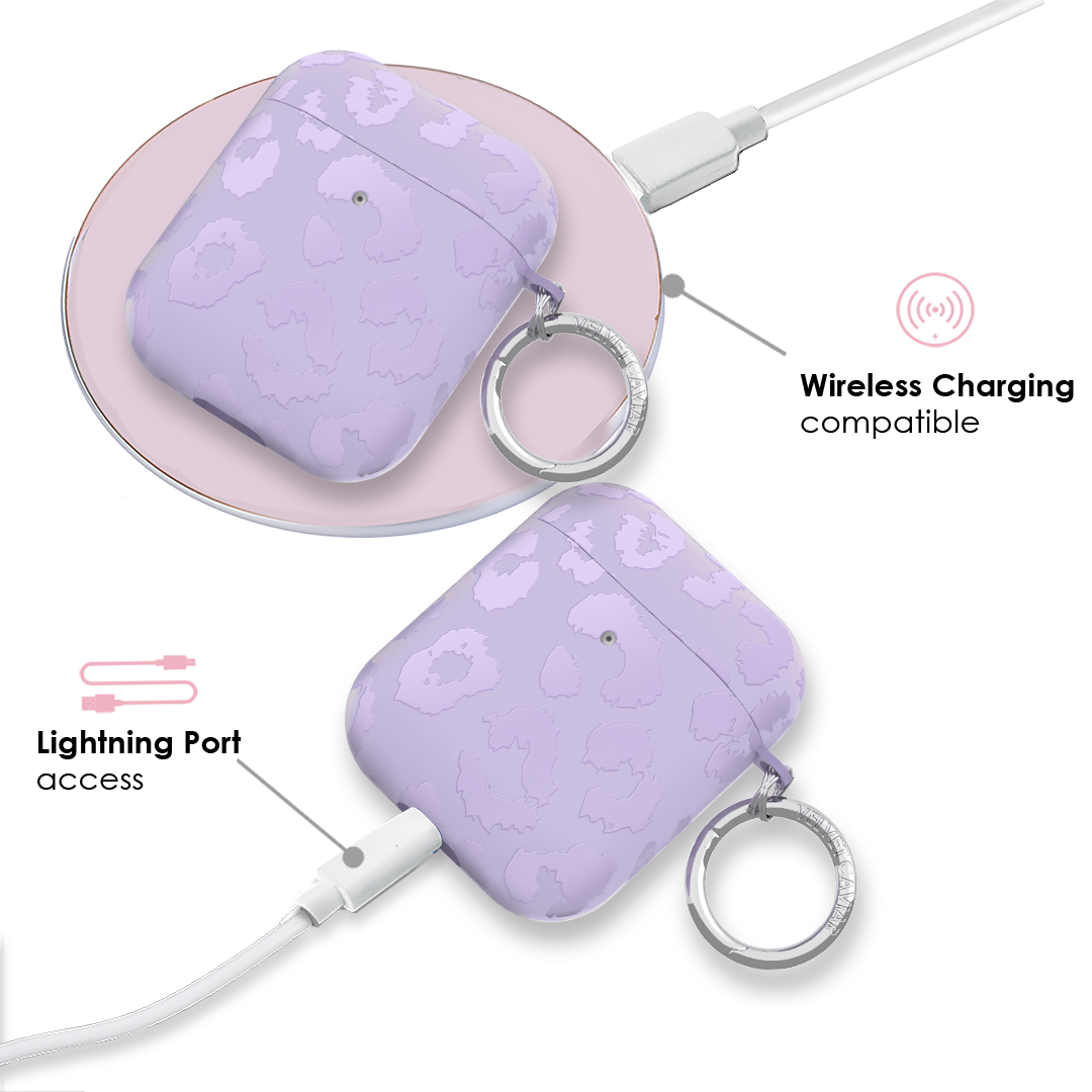 Lilac Leopard AirPod Case - Image 4
