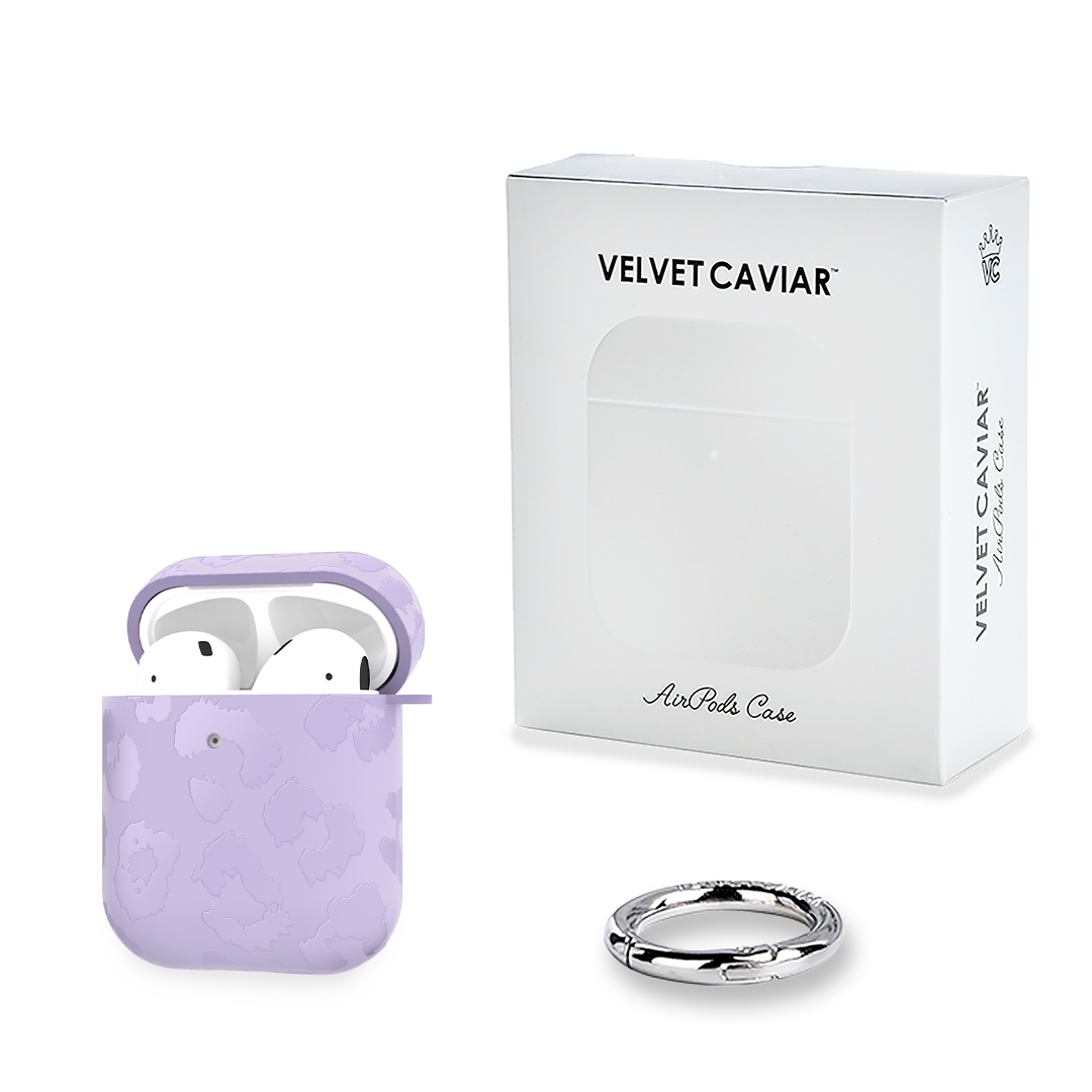 Lilac Leopard AirPod Case - Image 5