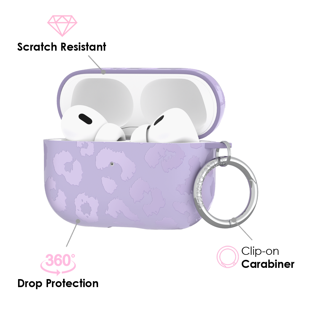 Lilac Leopard AirPod Case - Image 8