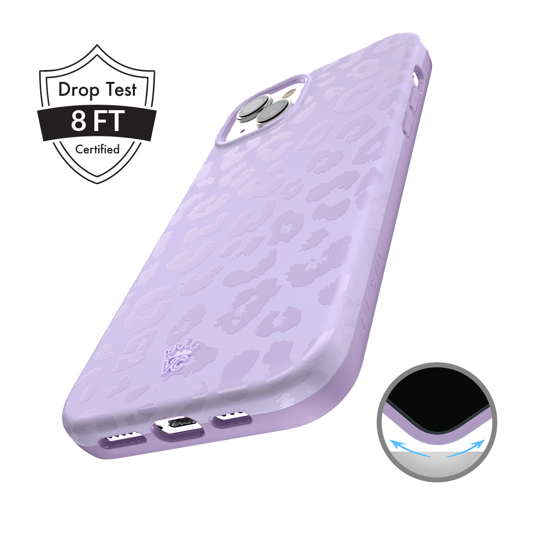 Lilac Leopard iPhone Case - Image 23