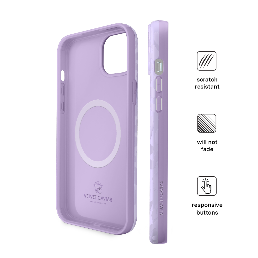 Lilac Leopard iPhone Case - Image 42