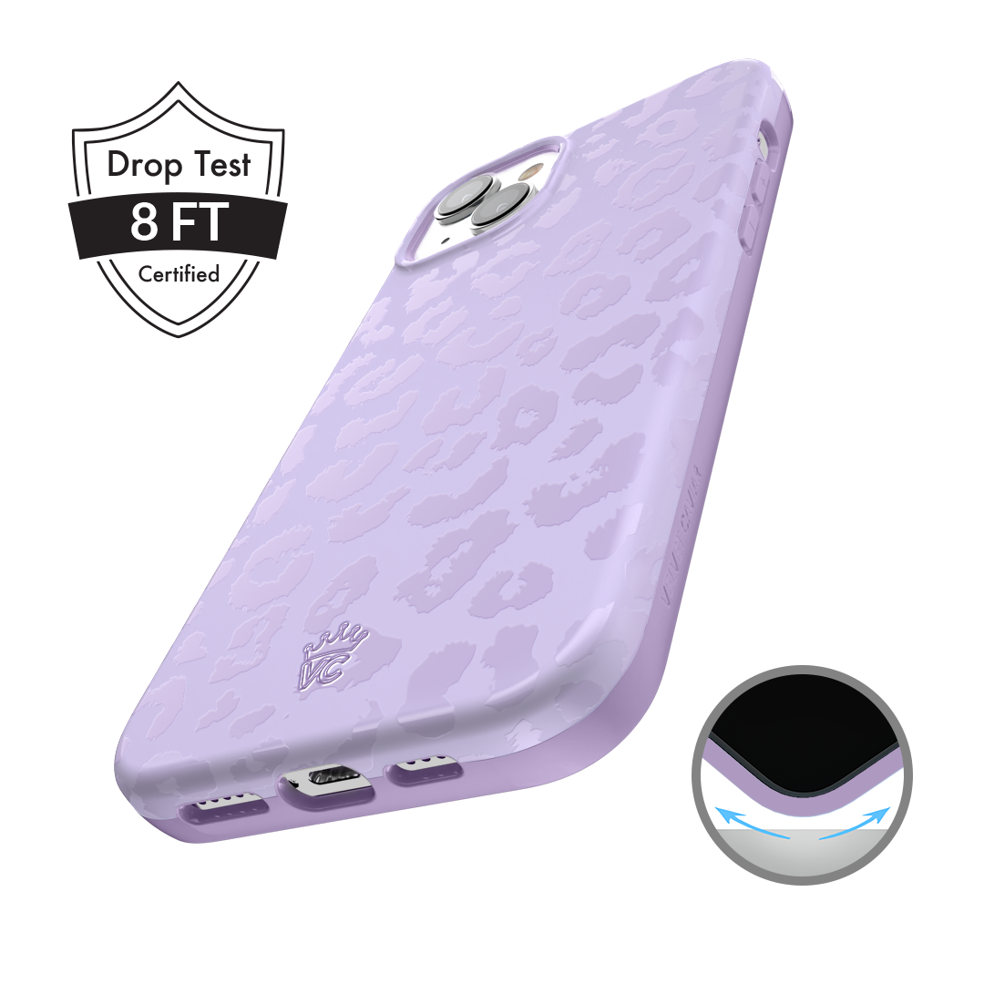 Lilac Leopard iPhone Case - Image 47