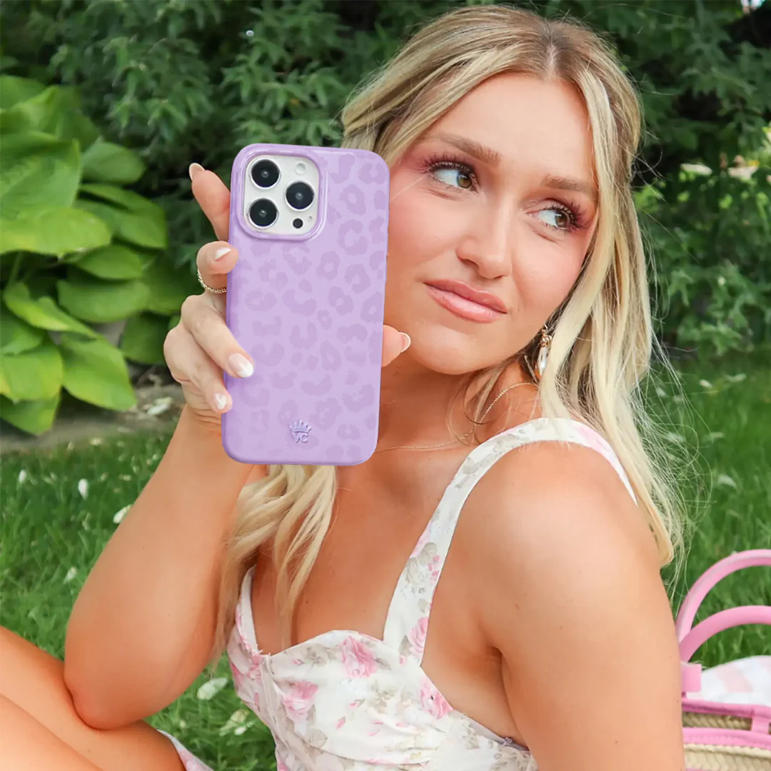Lilac Leopard iPhone Case - Image 80