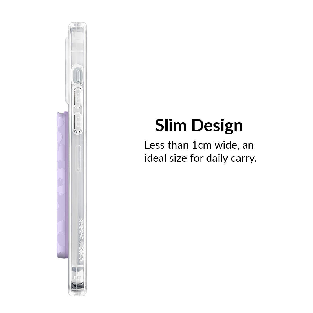 Lilac Leopard MagSafe Wallet - Image 5