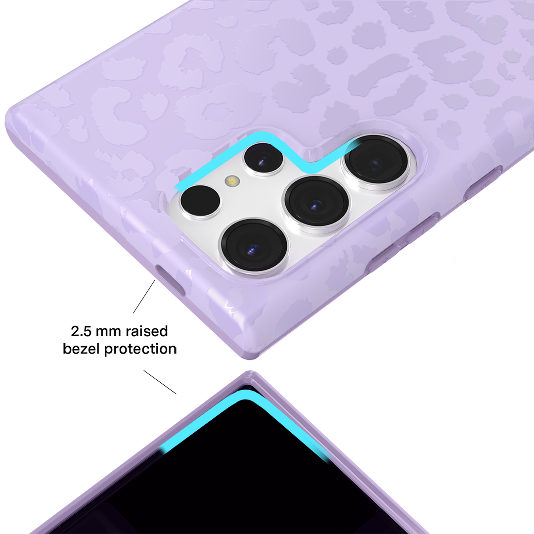 Lilac Leopard Samsung Case - Image 15