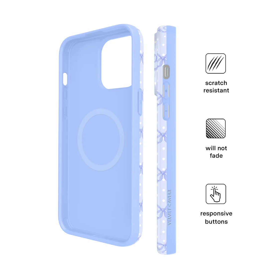 Lovely Blue Bows iPhone Case - Image 70