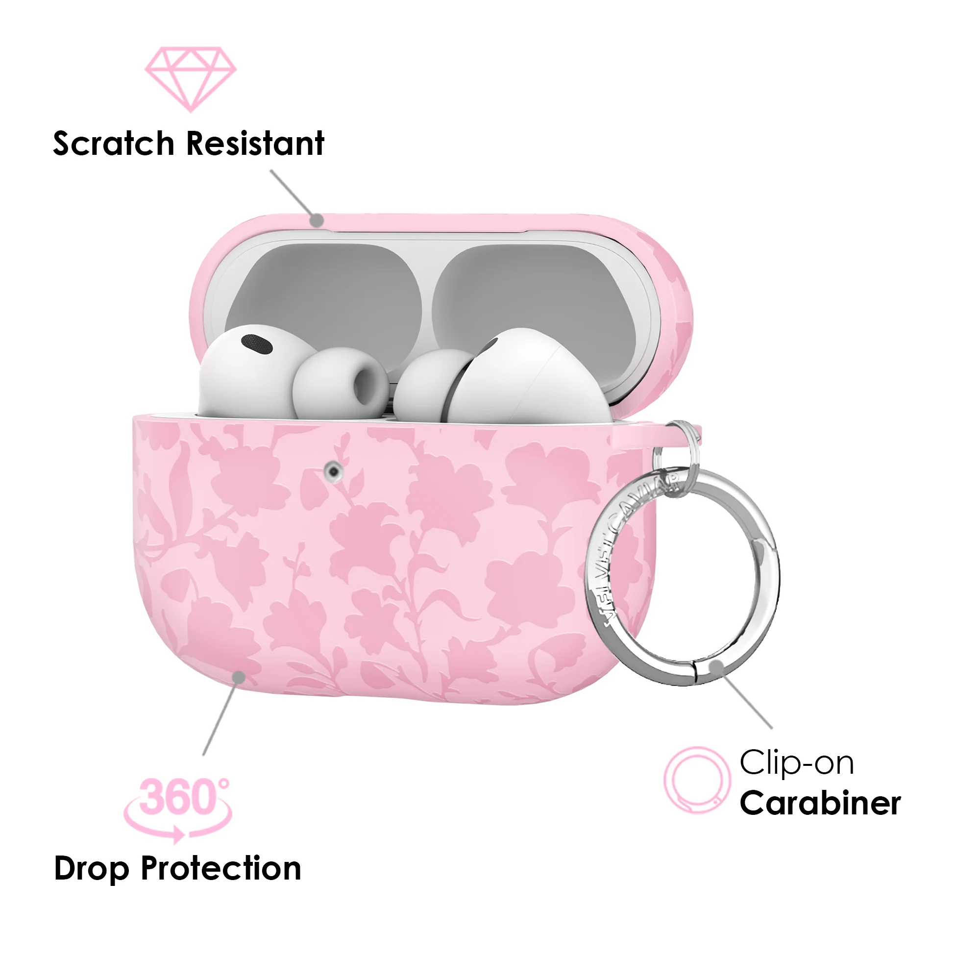 Magical Mauve Floral AirPod Case - Image 27