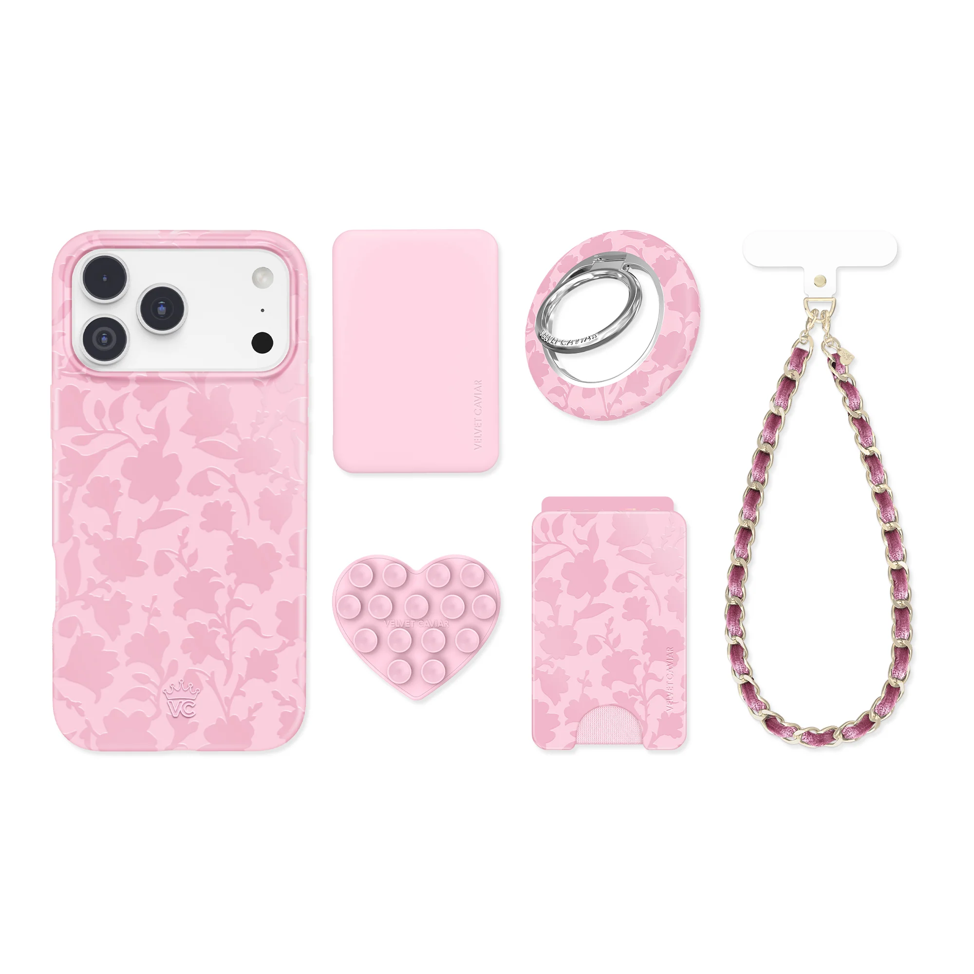 Magical Mauve Floral iPhone Bundle Set - Image 106