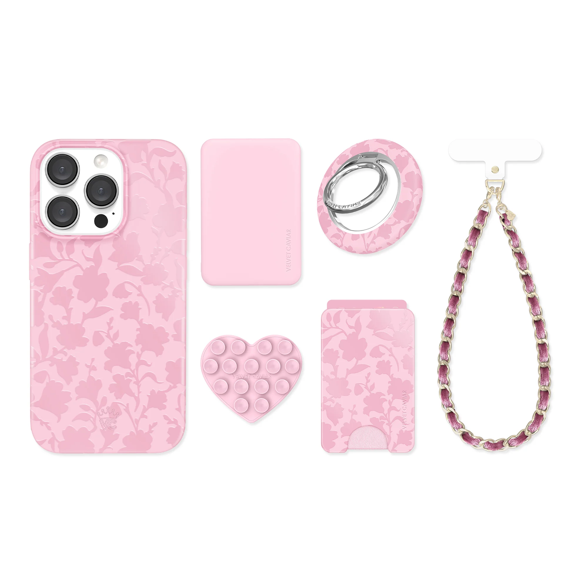 Magical Mauve Floral iPhone Bundle Set - Image 15