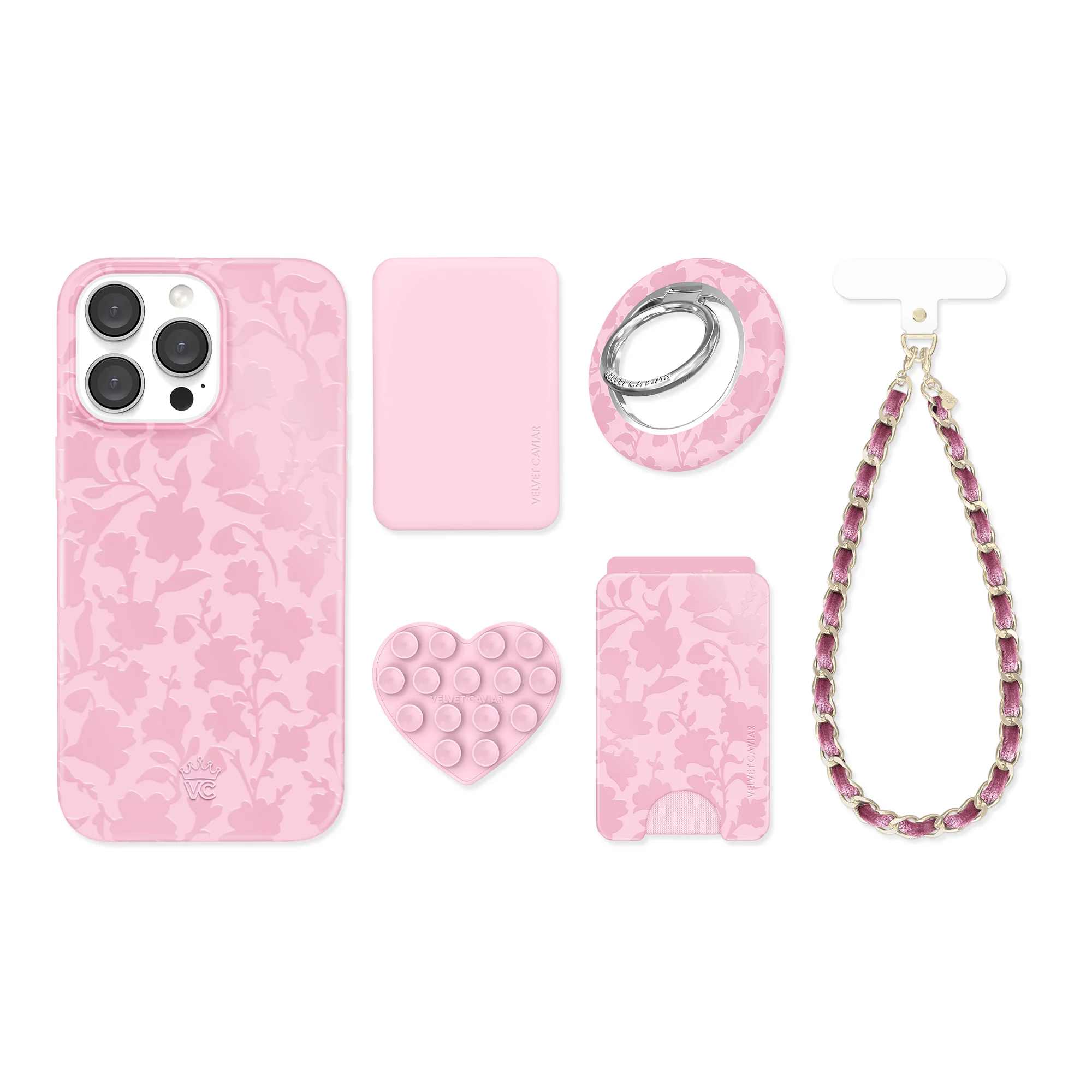 Magical Mauve Floral iPhone Bundle Set - Image 50