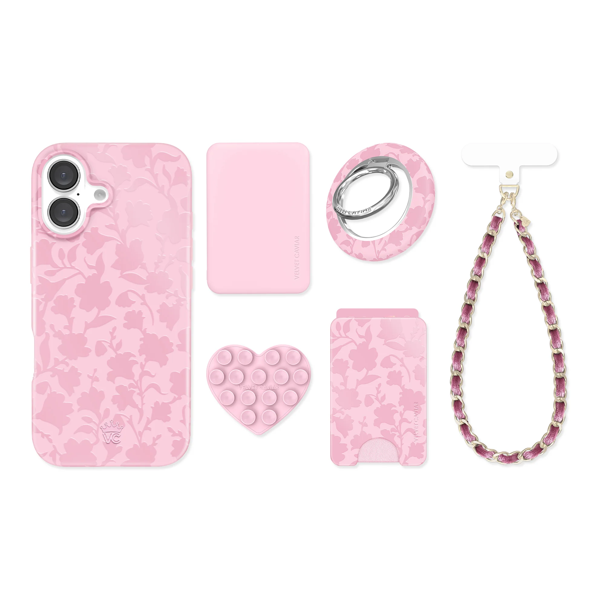 Magical Mauve Floral iPhone Bundle Set - Image 57