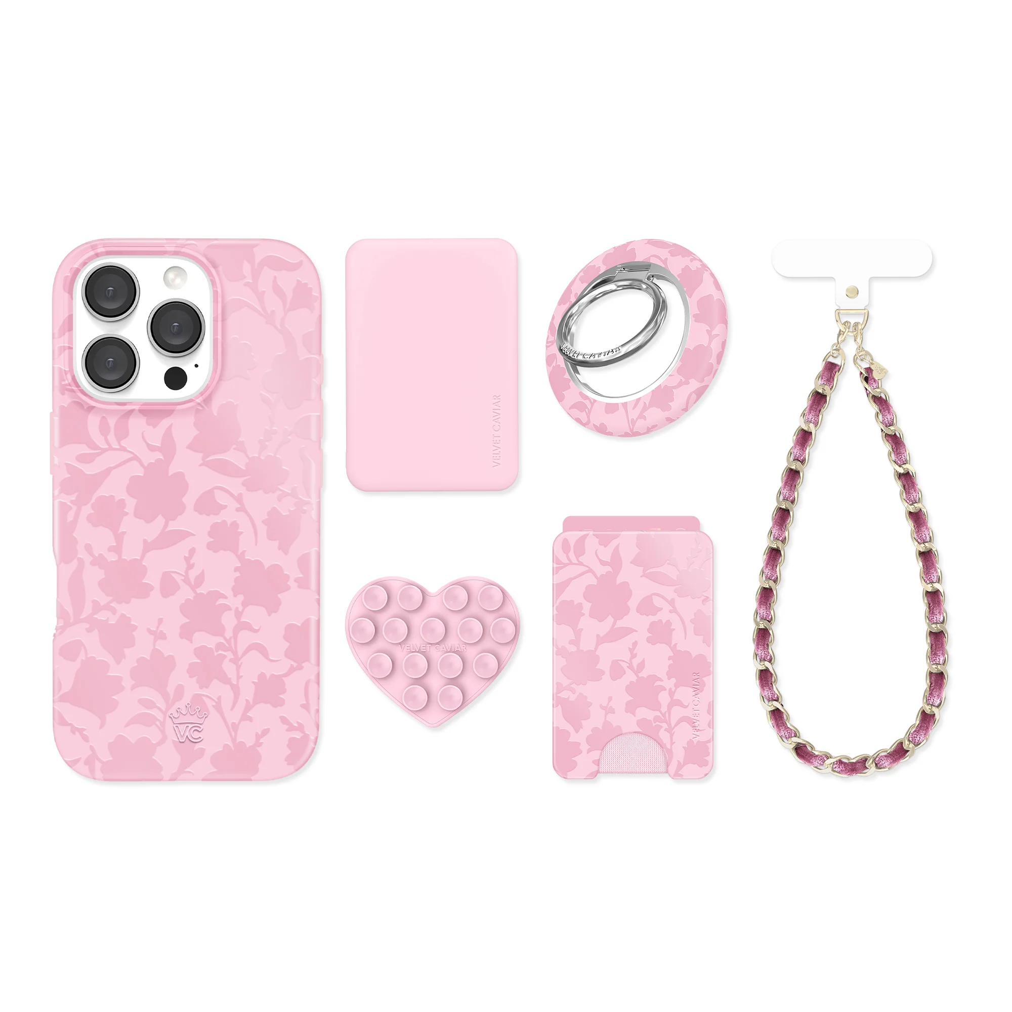 Magical Mauve Floral iPhone Bundle Set - Image 78