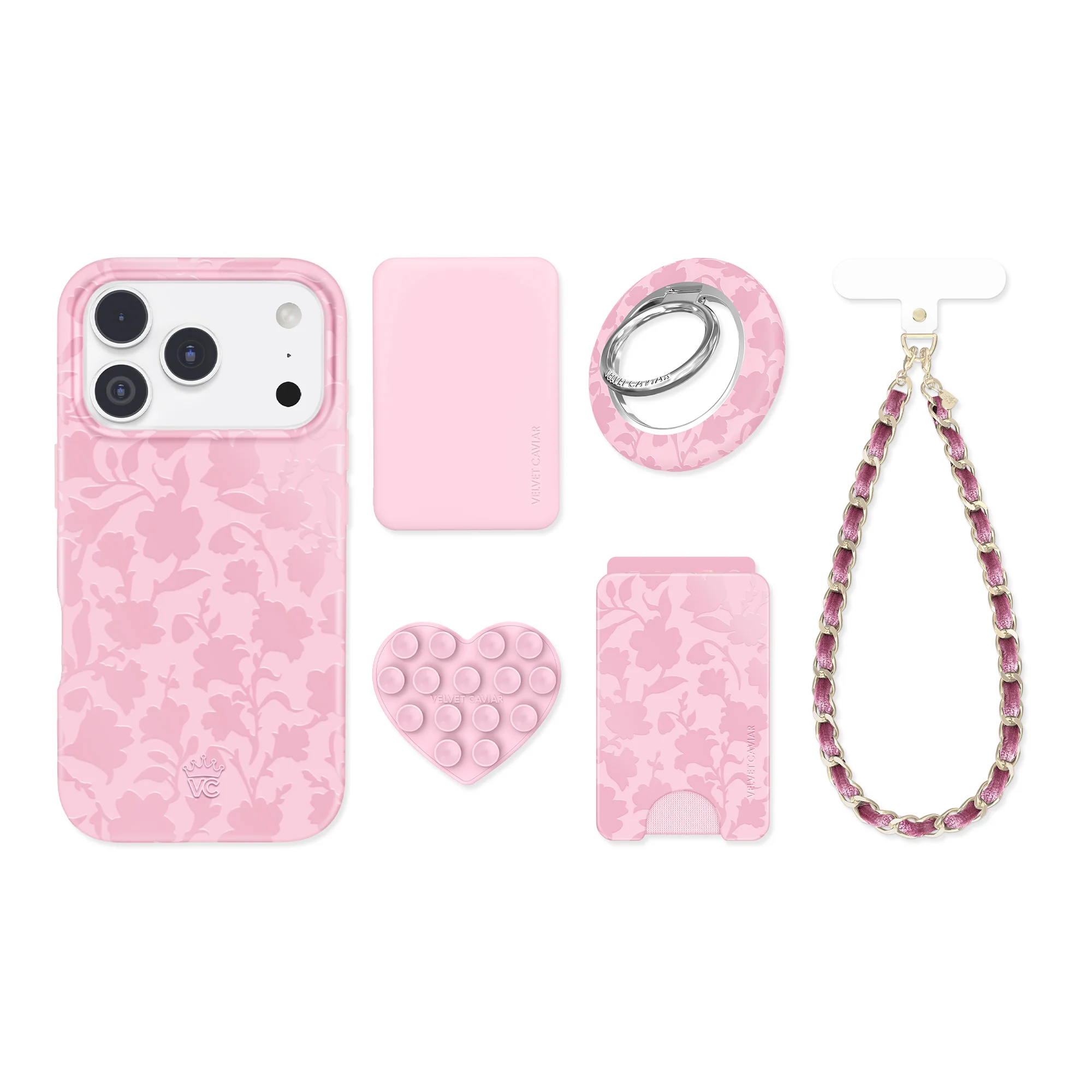 Magical Mauve Floral iPhone Bundle Set - Image 99