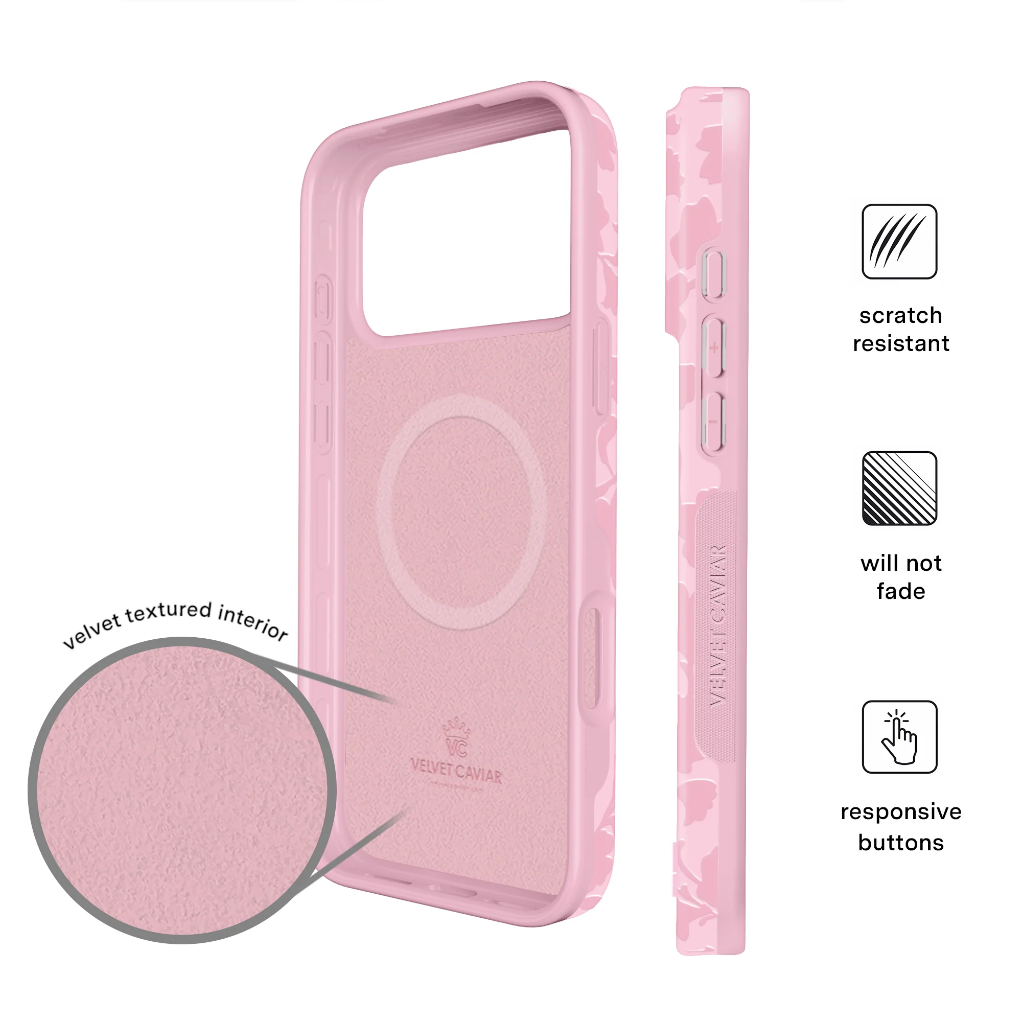 Magical Mauve Floral iPhone Case - Image 15