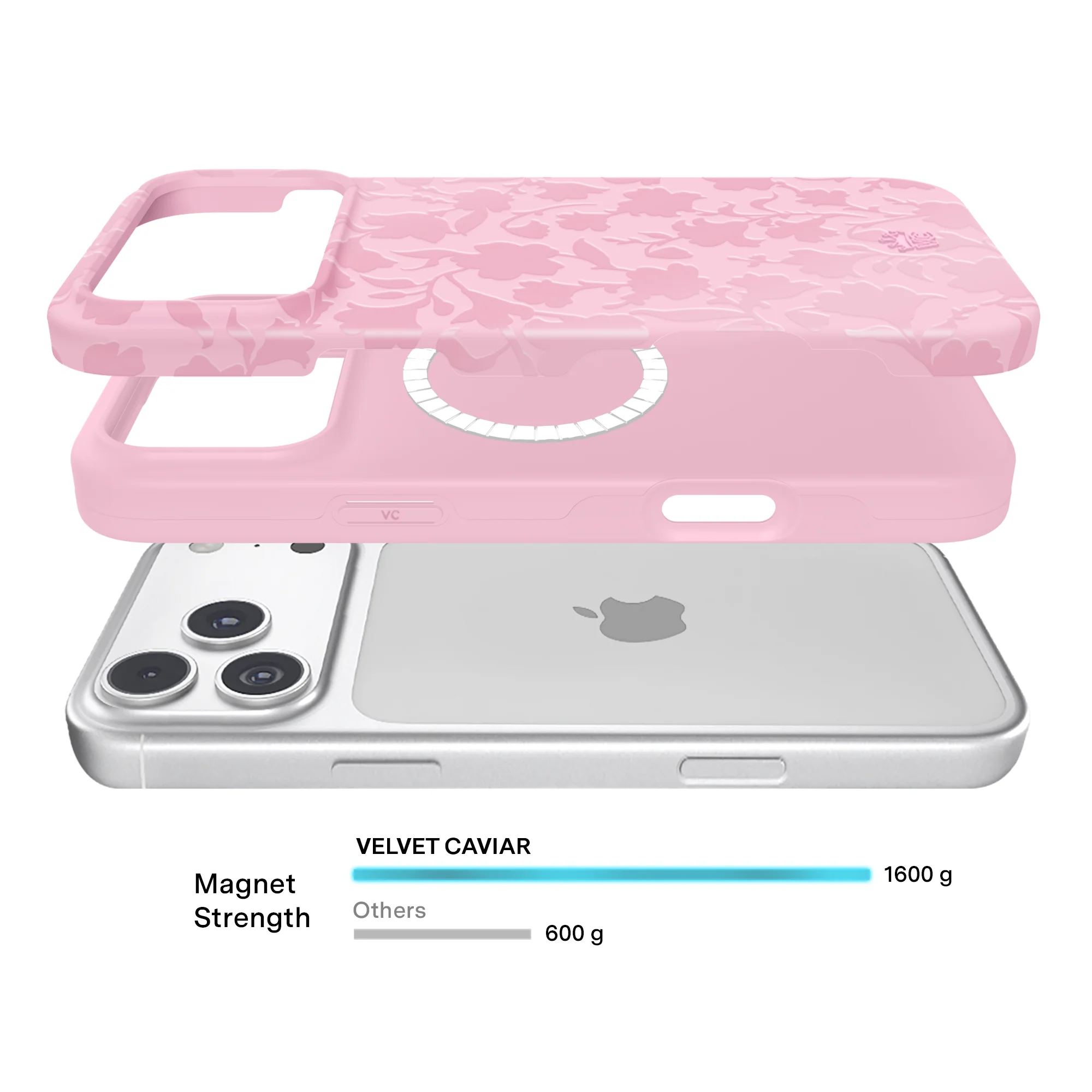Magical Mauve Floral iPhone Case - Image 9
