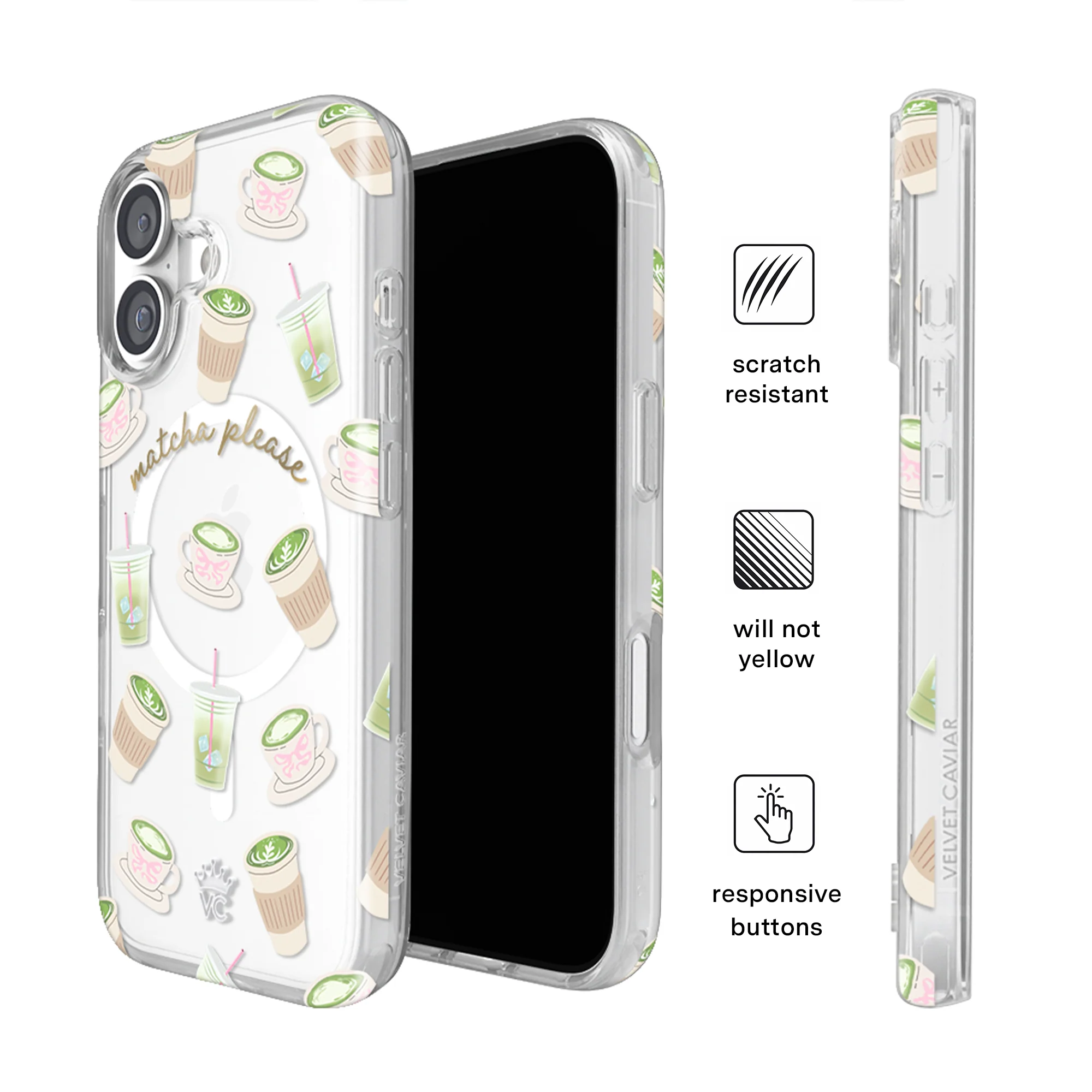 Matcha Please iPhone Case - Image 45