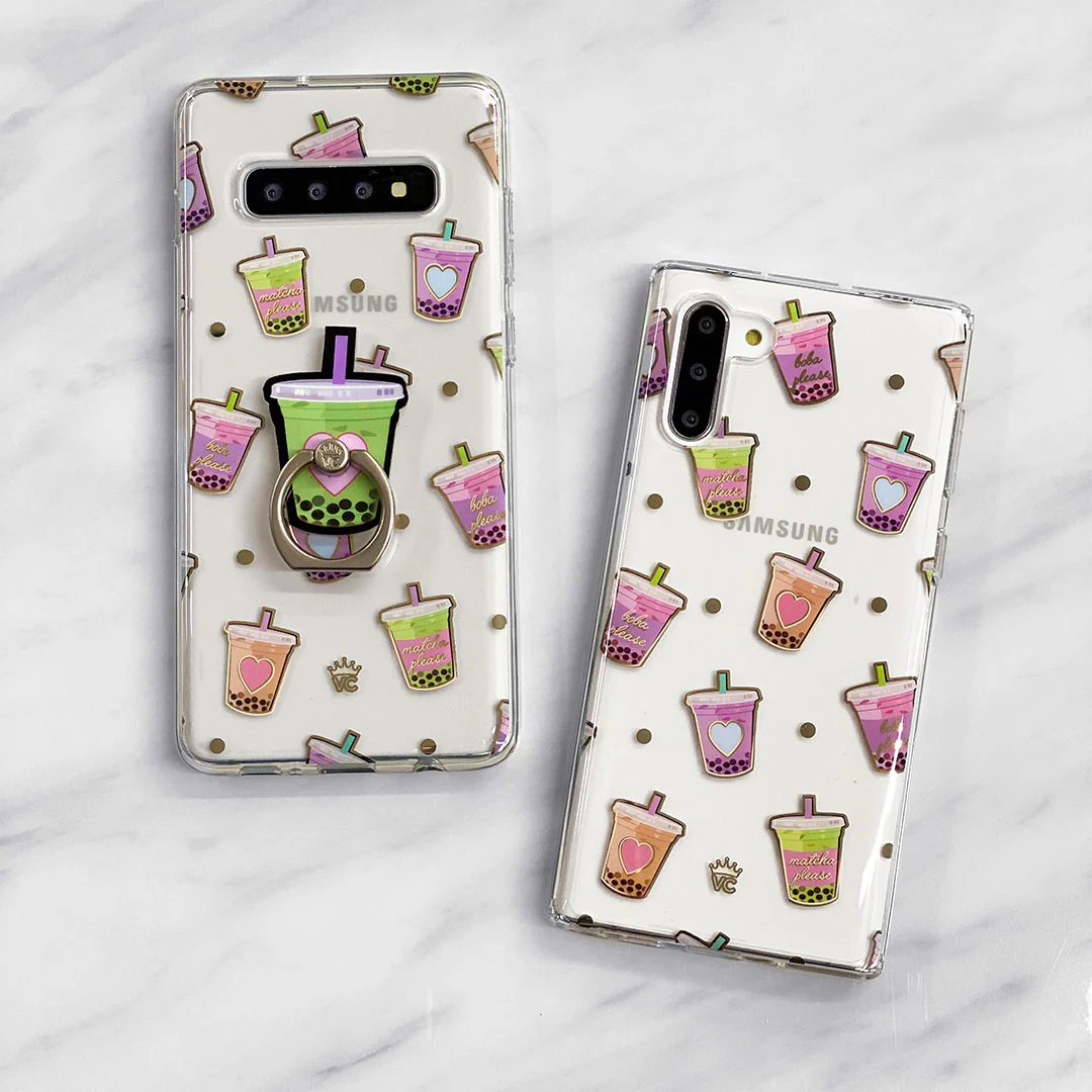 Matcha Samsung Galaxy Case Clear - Image 26
